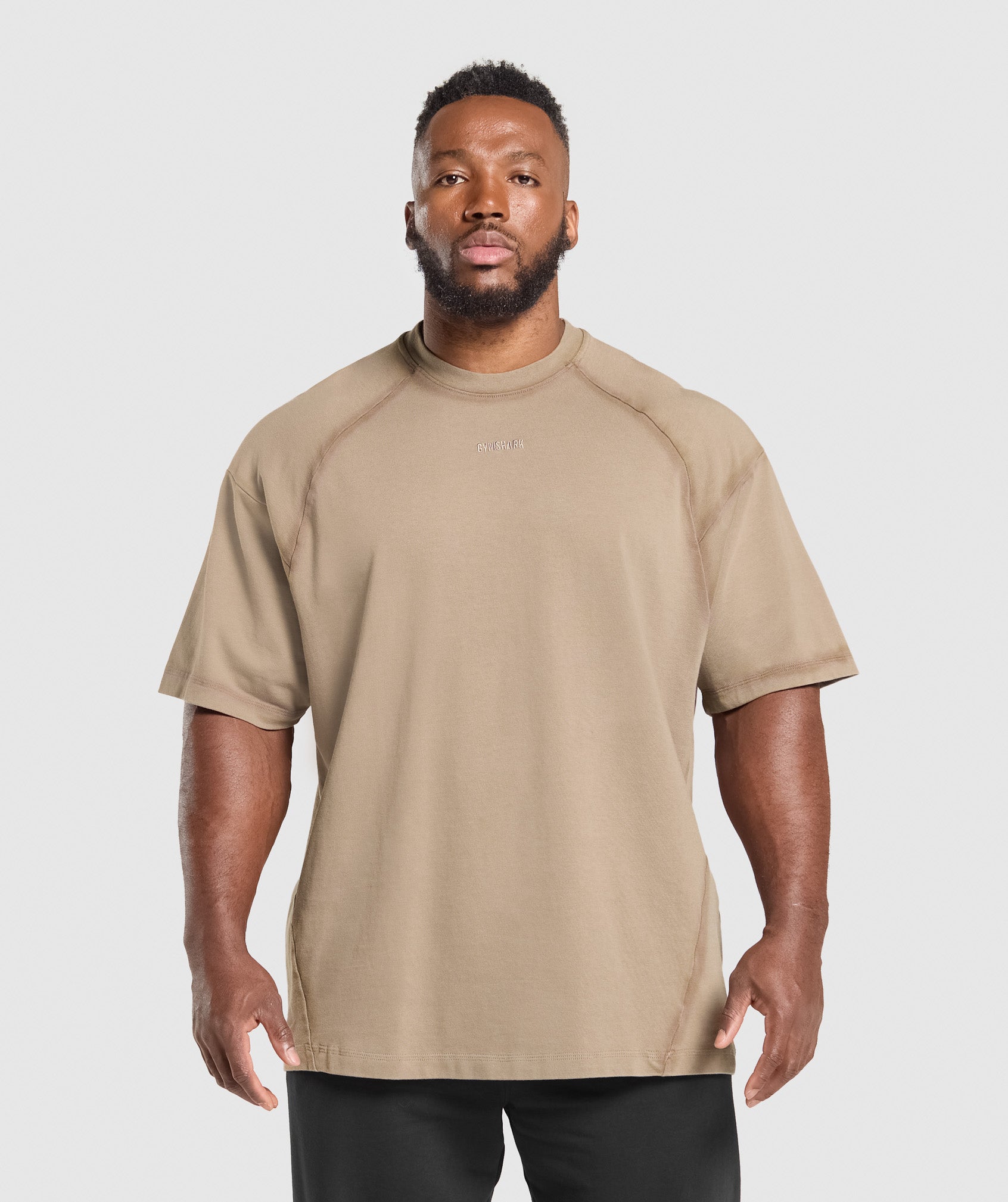 Gymshark Heavyweight T-Shirt - Lifestyle Brown