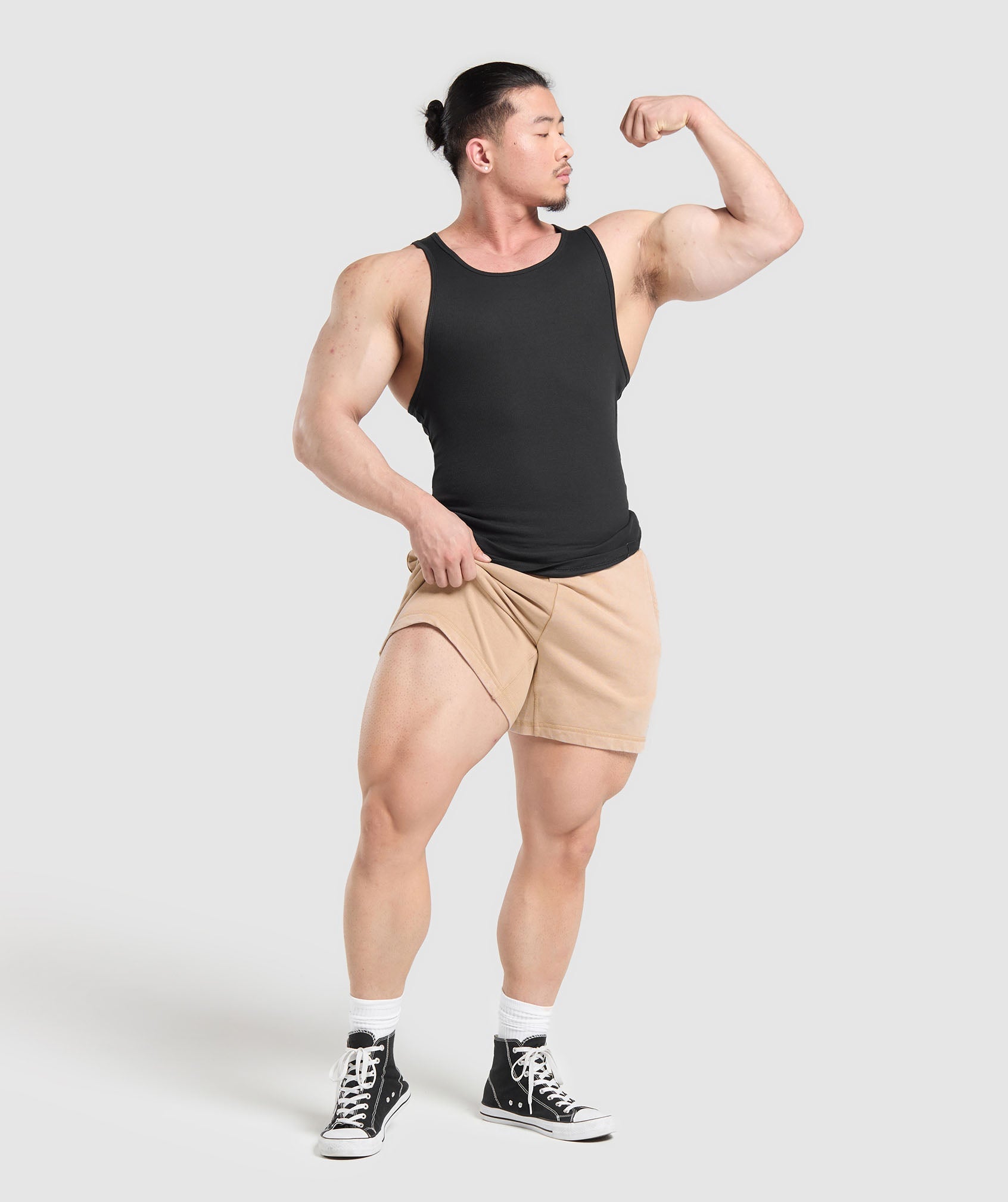 Power 5" Shorts - Deep Fawn Brown