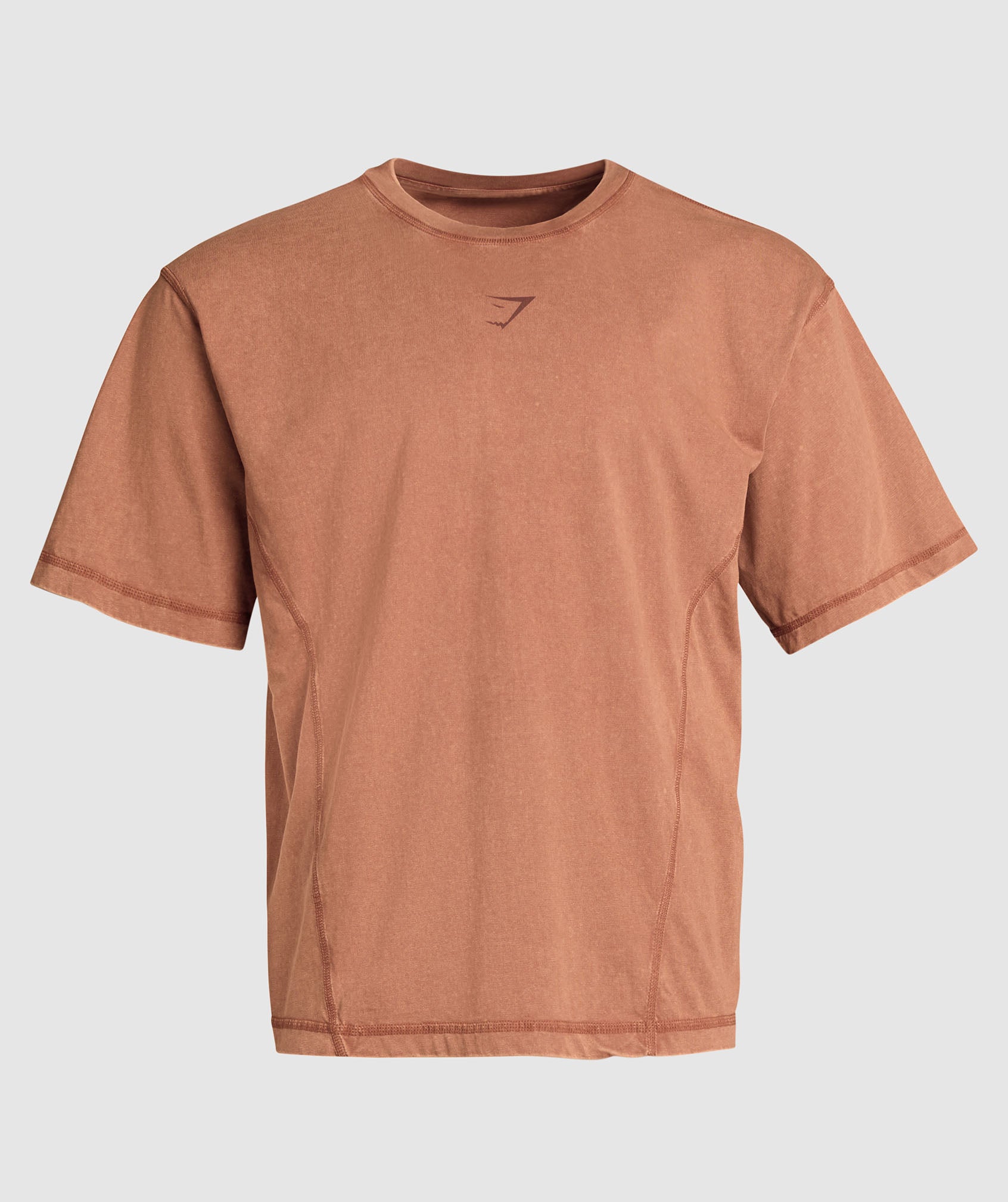 Gymshark Heritage Washed T-Shirt - Canyon Brown
