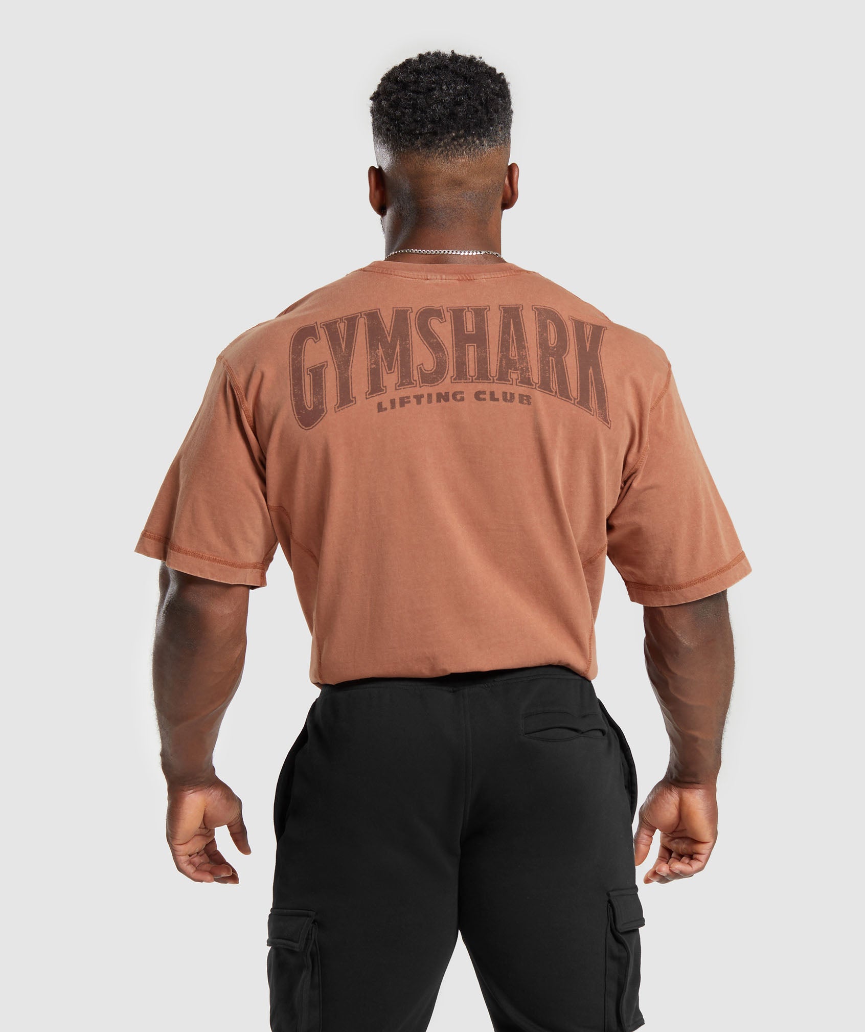 Gymshark Heritage Washed T-Shirt - Canyon Brown
