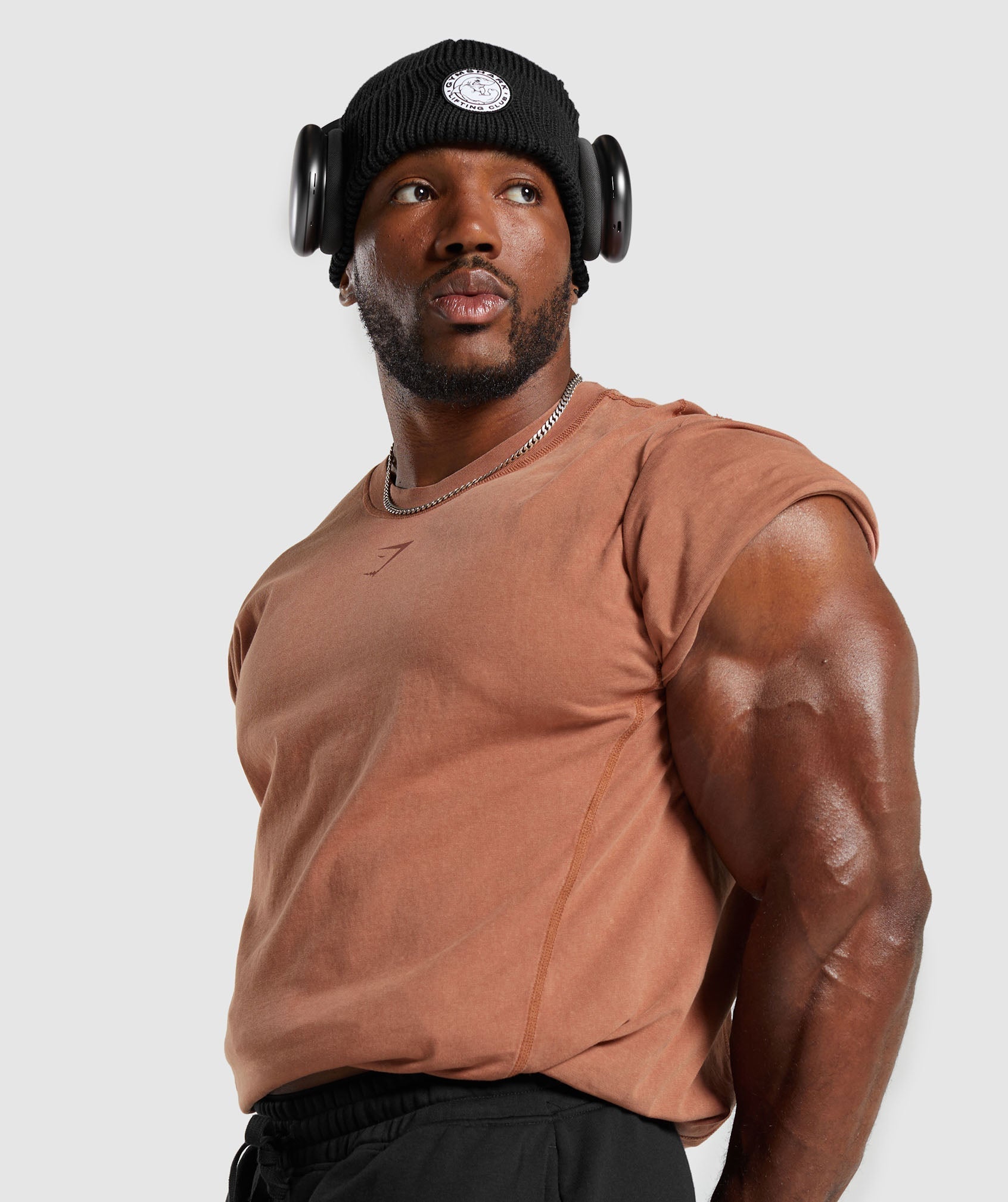 Gymshark Heritage Washed T-Shirt - Canyon Brown