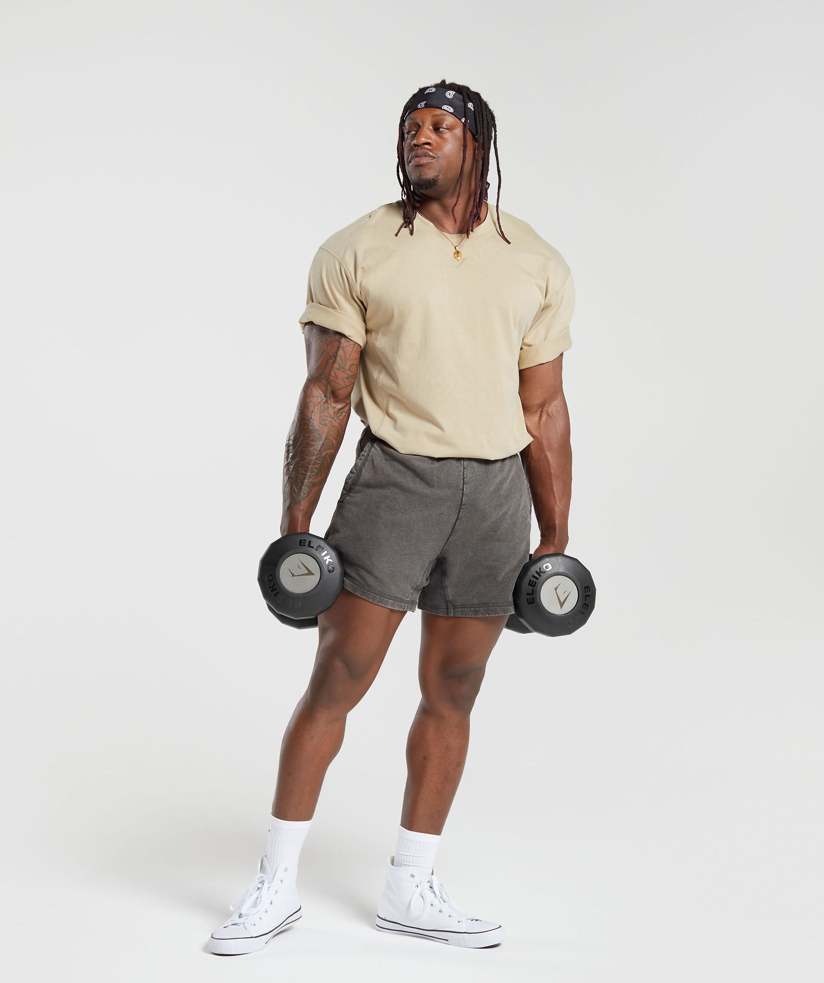 Gymshark Heritage Washed T-Shirt - Desert Beige