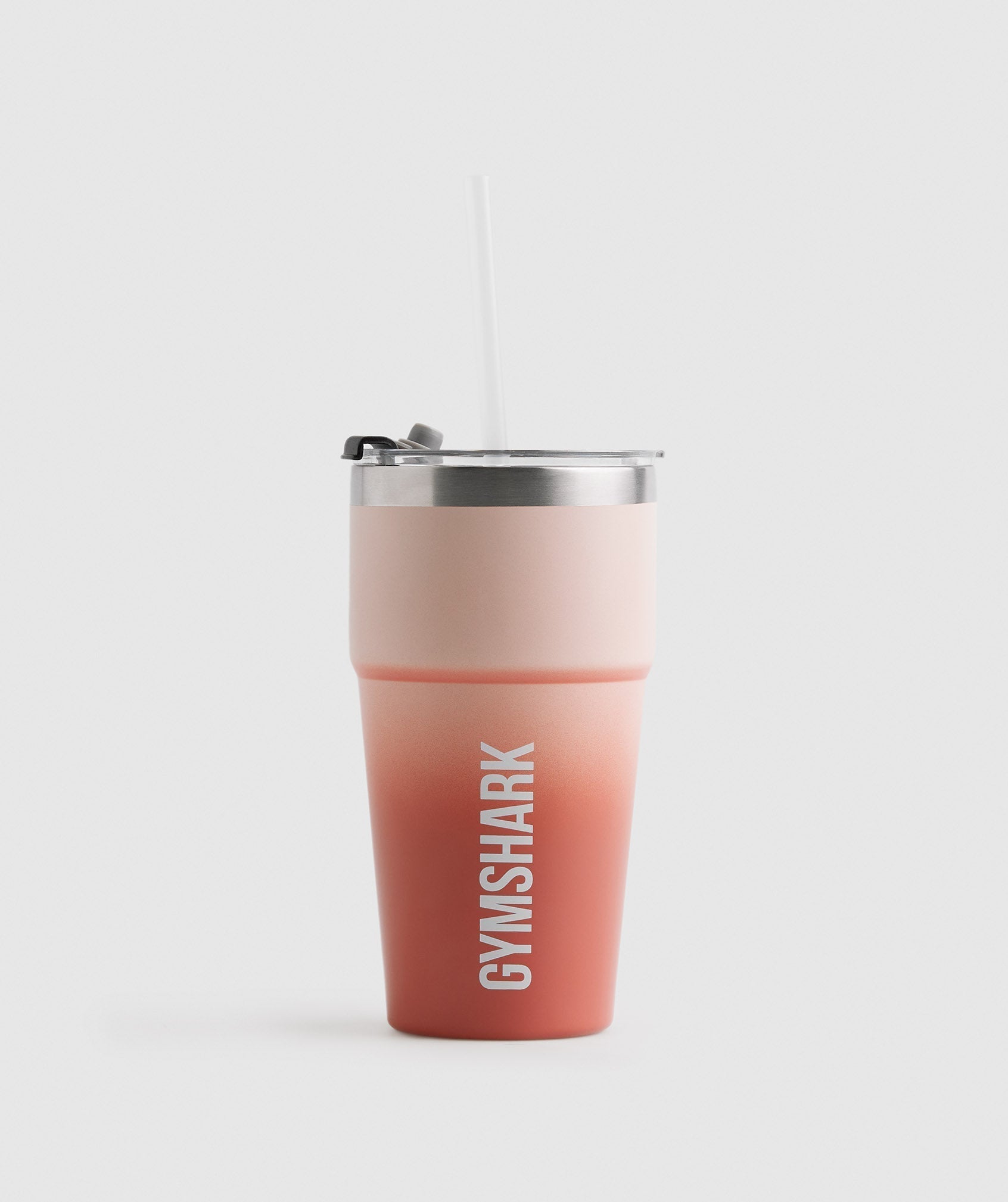 Gymshark Insulated Straw Cup - Misty Pink/Terracotta Pink