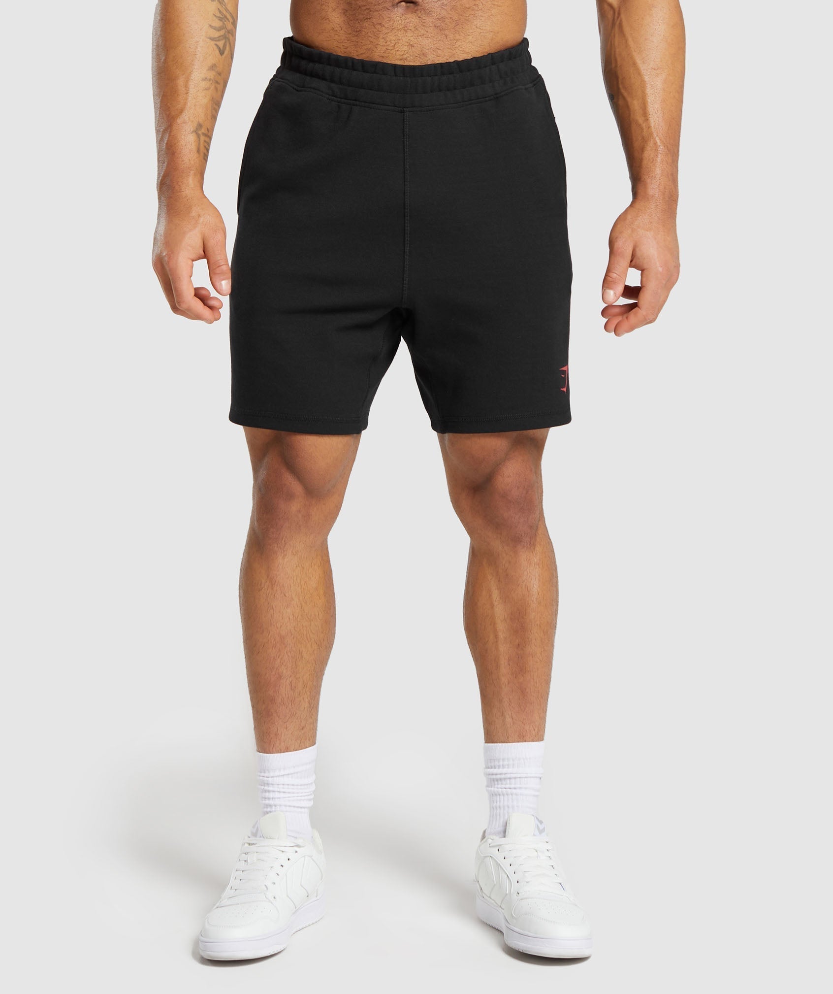 Gymshark Impact Shorts - Black/Vivid Red