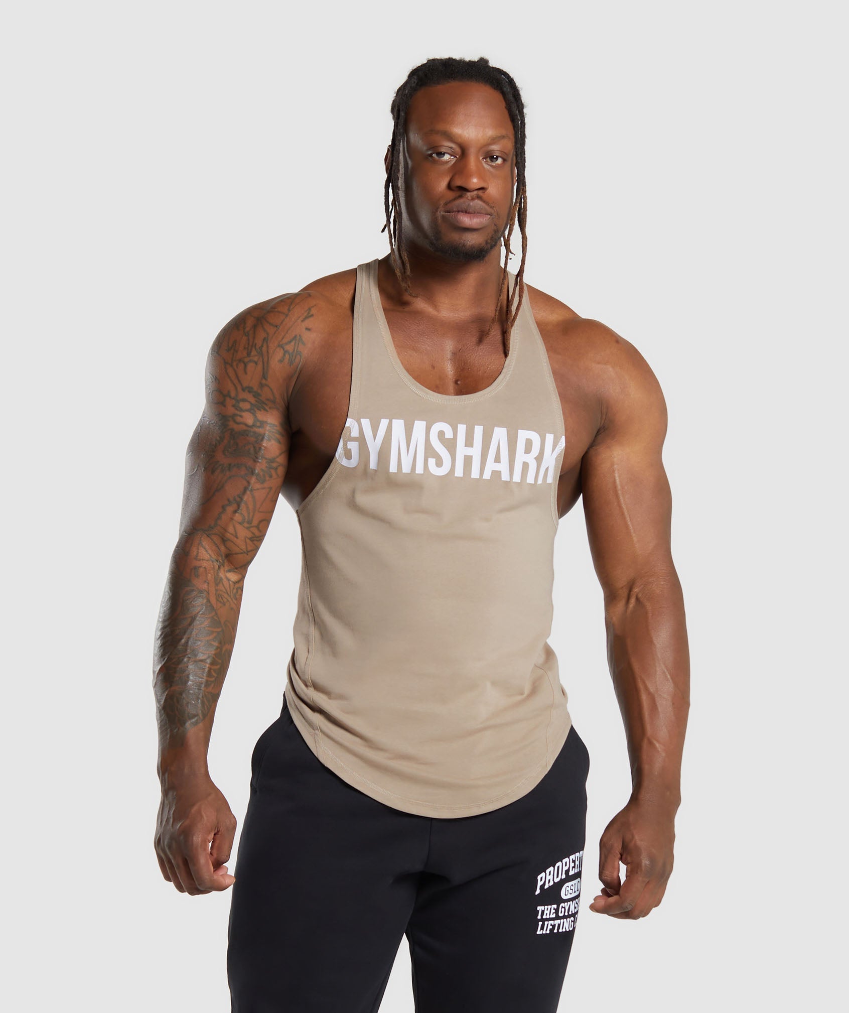 Gymshark Impact Stringer - Sand Brown
