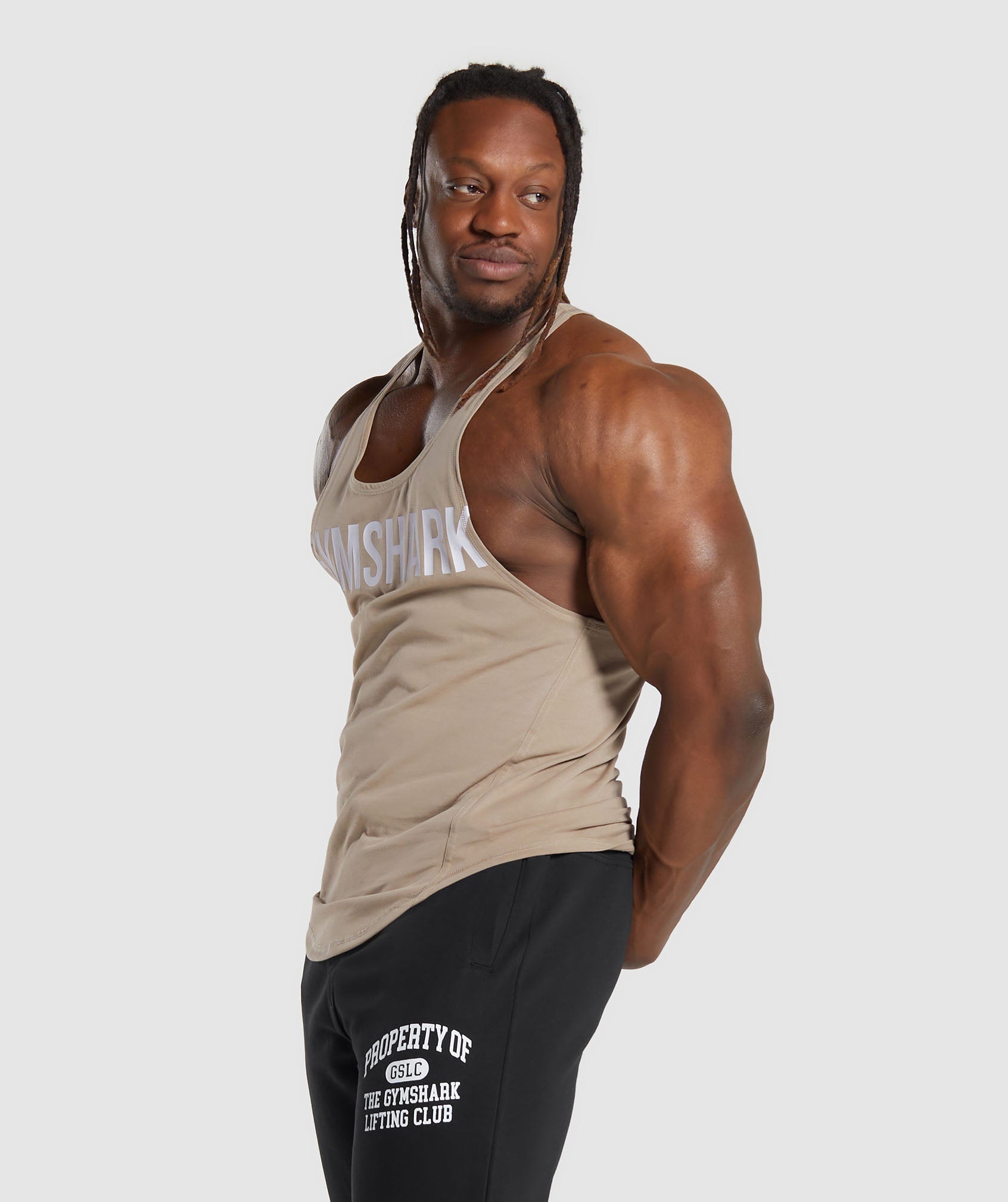 Gymshark Impact Stringer - Sand Brown