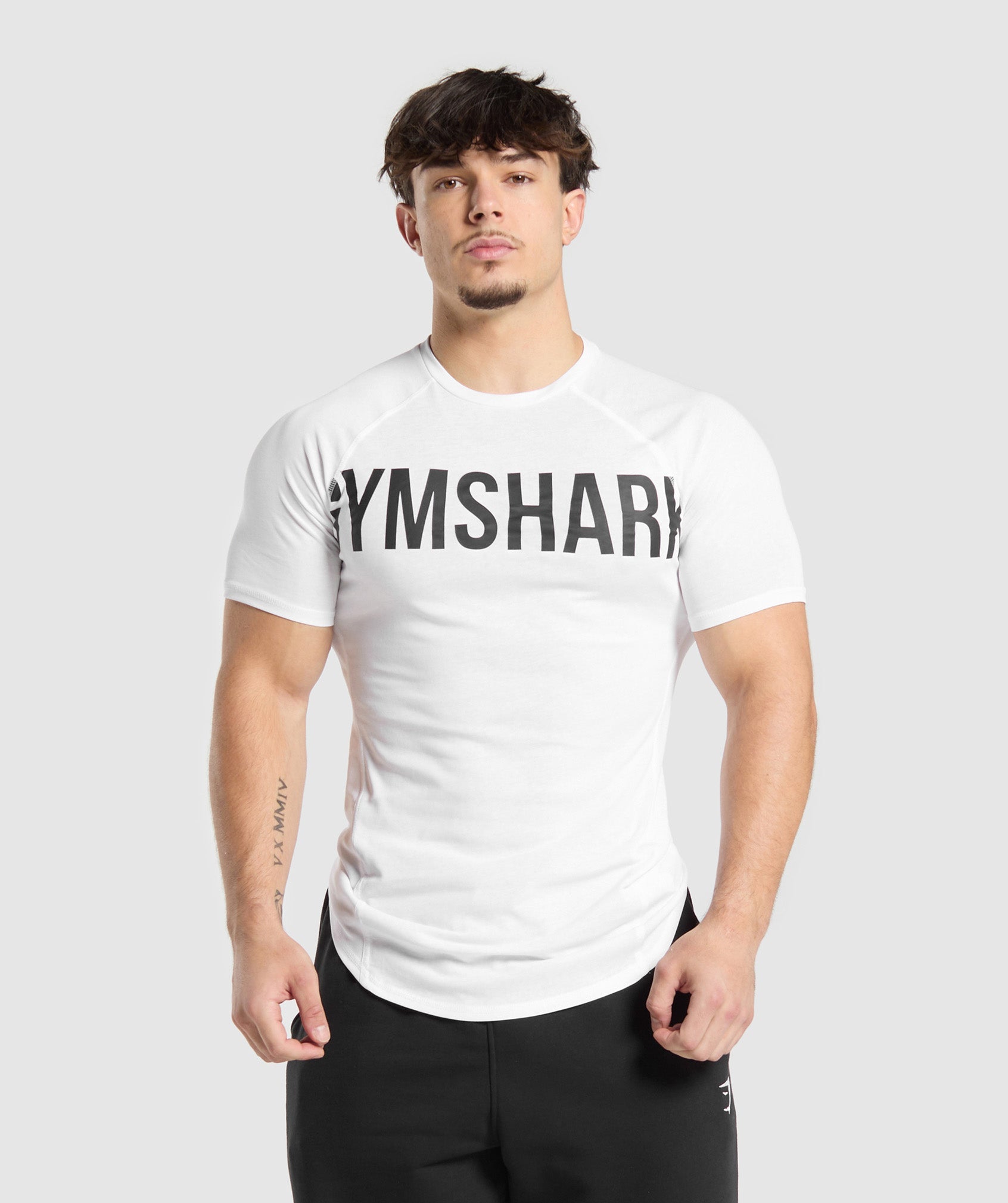 Gymshark Impact Muscle T-Shirt - White