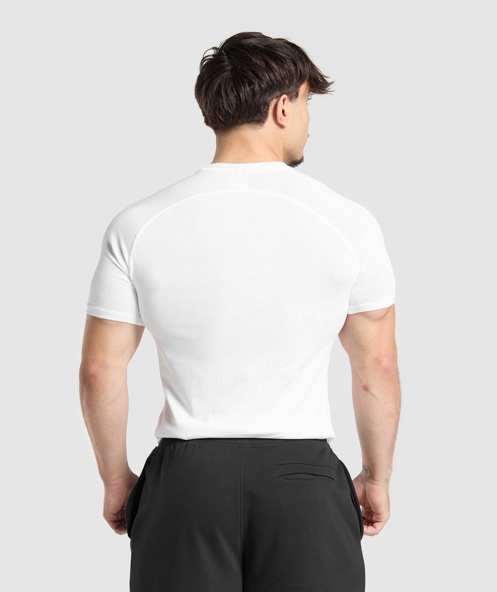 Gymshark Impact Muscle T-Shirt - White