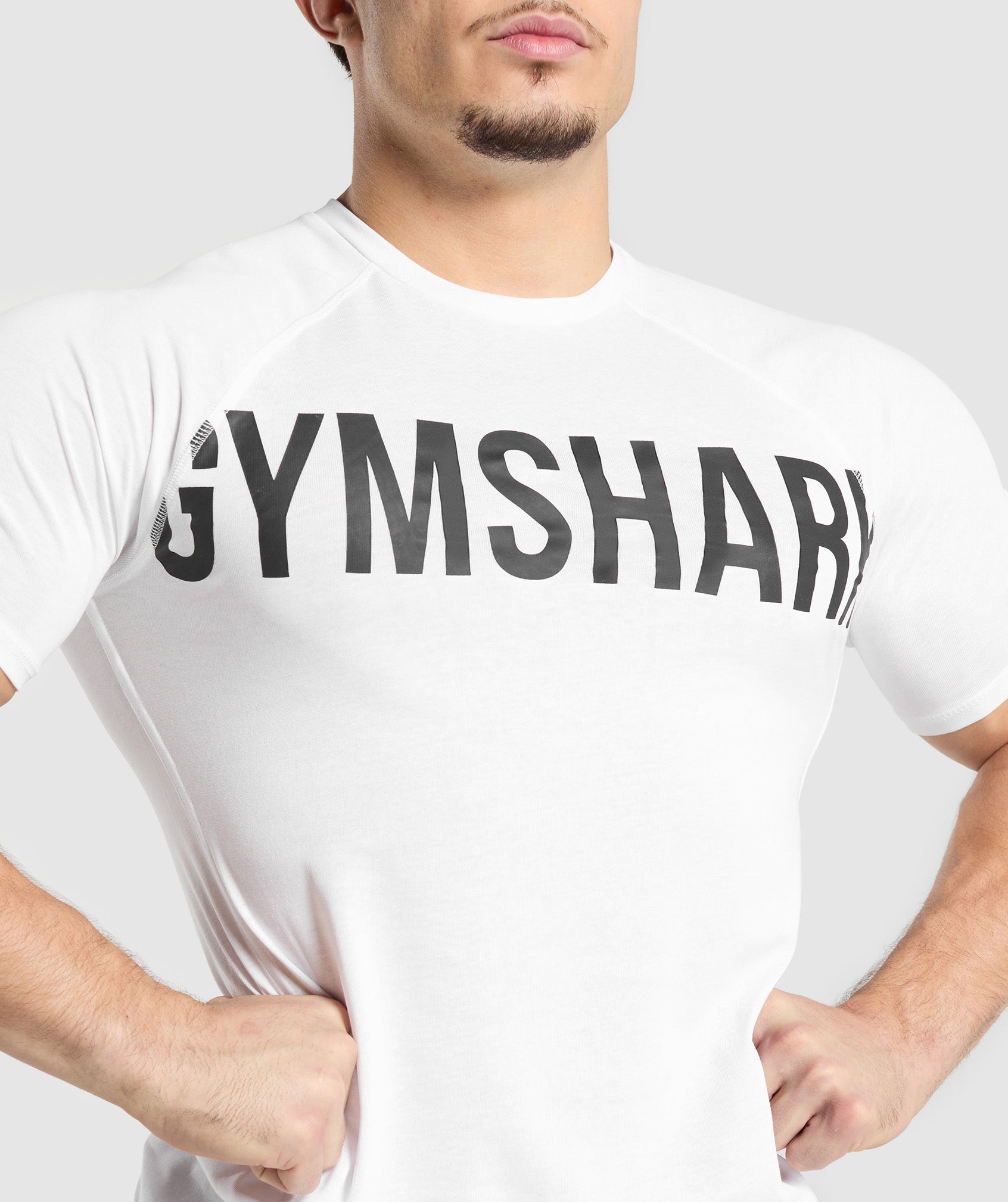 Gymshark Impact Muscle T-Shirt - White