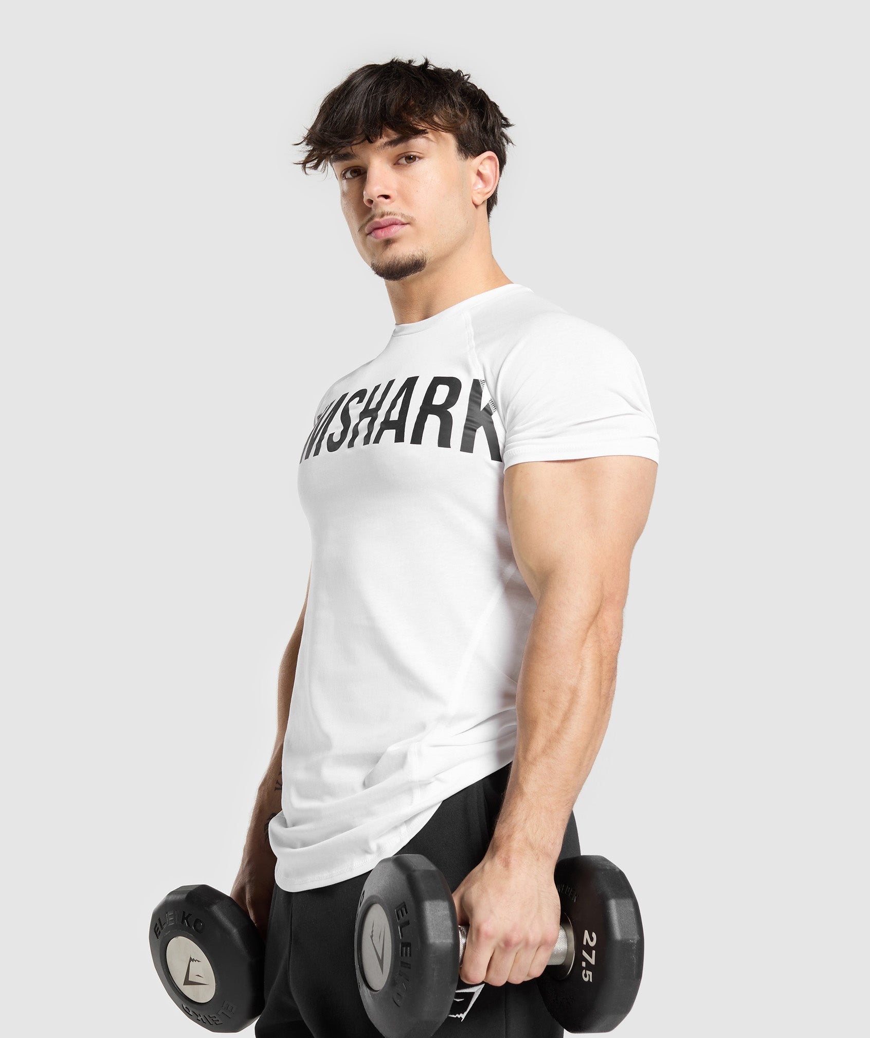 Gymshark Impact Muscle T-Shirt - White