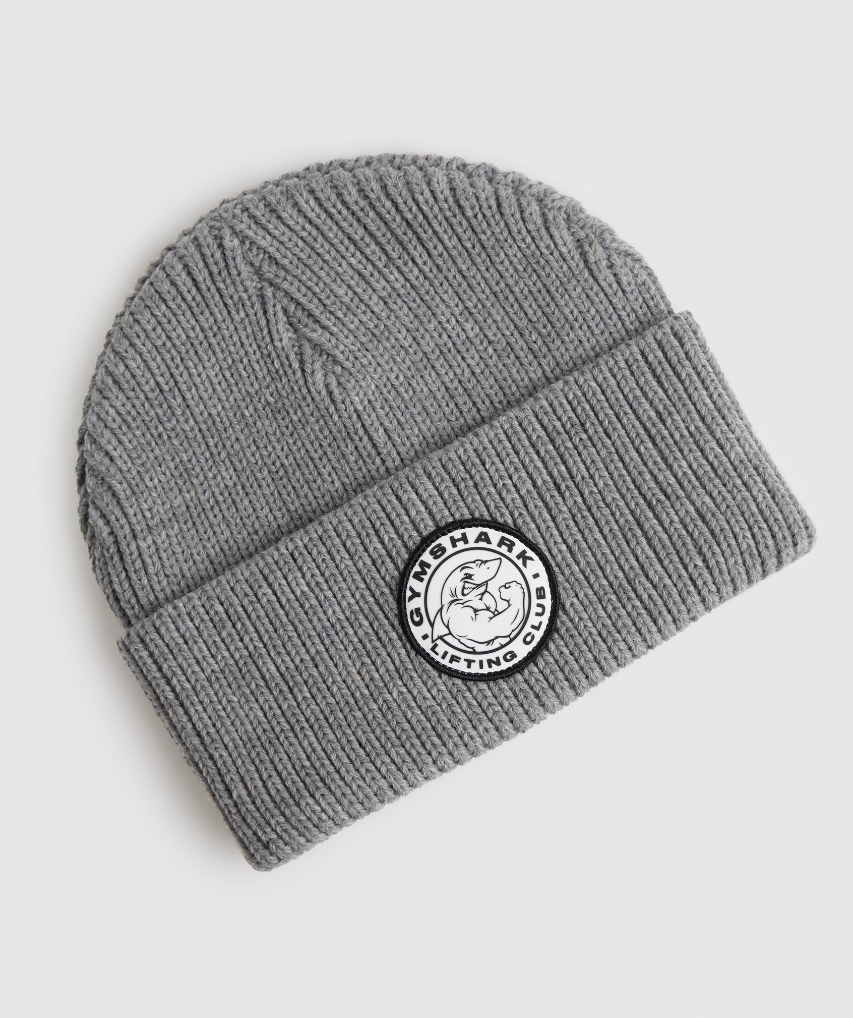 Gymshark Legacy Deep Cuff Beanie - Light Grey Marl