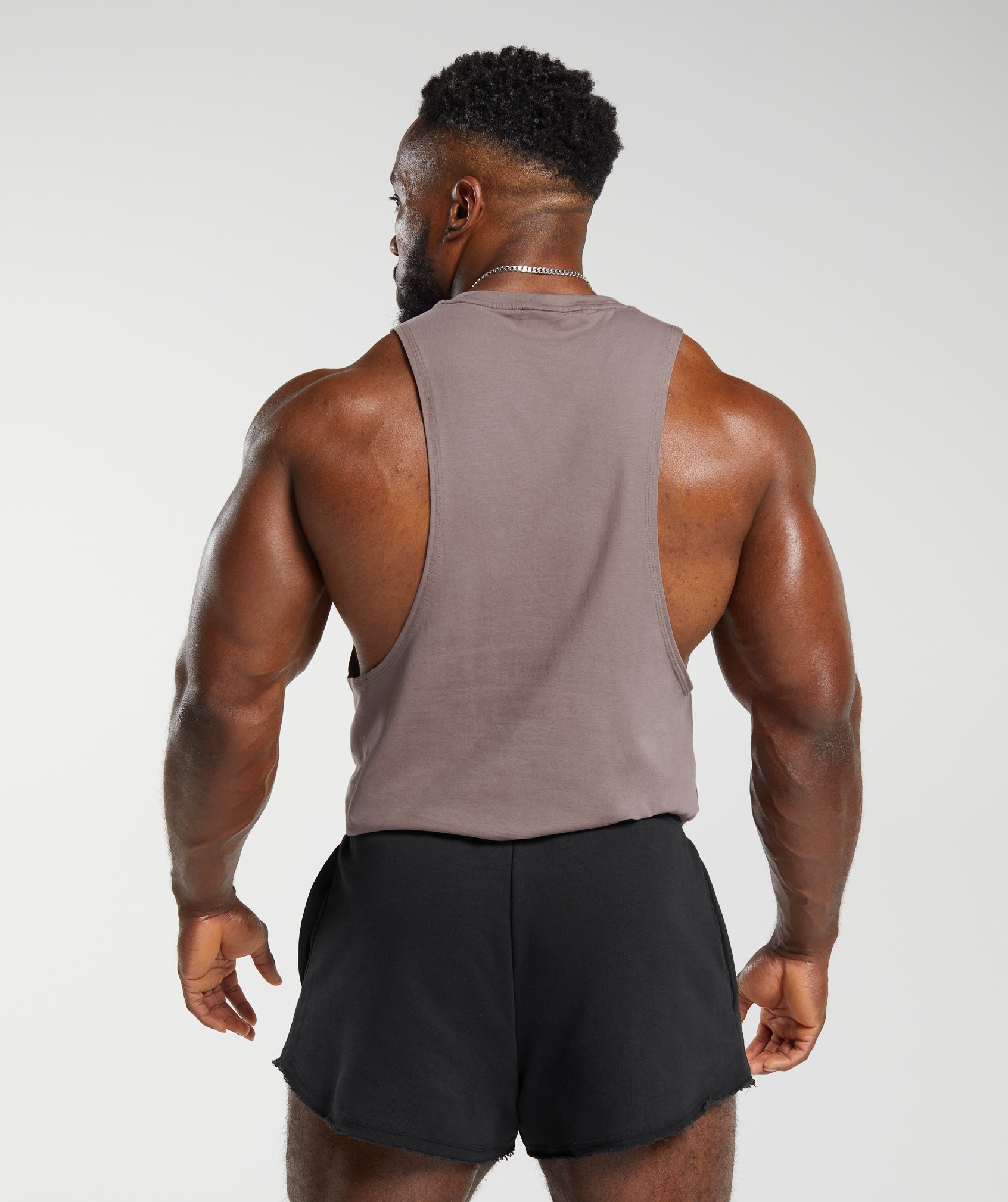 Gymshark Legacy Drop Arm Tank - Washed Mauve