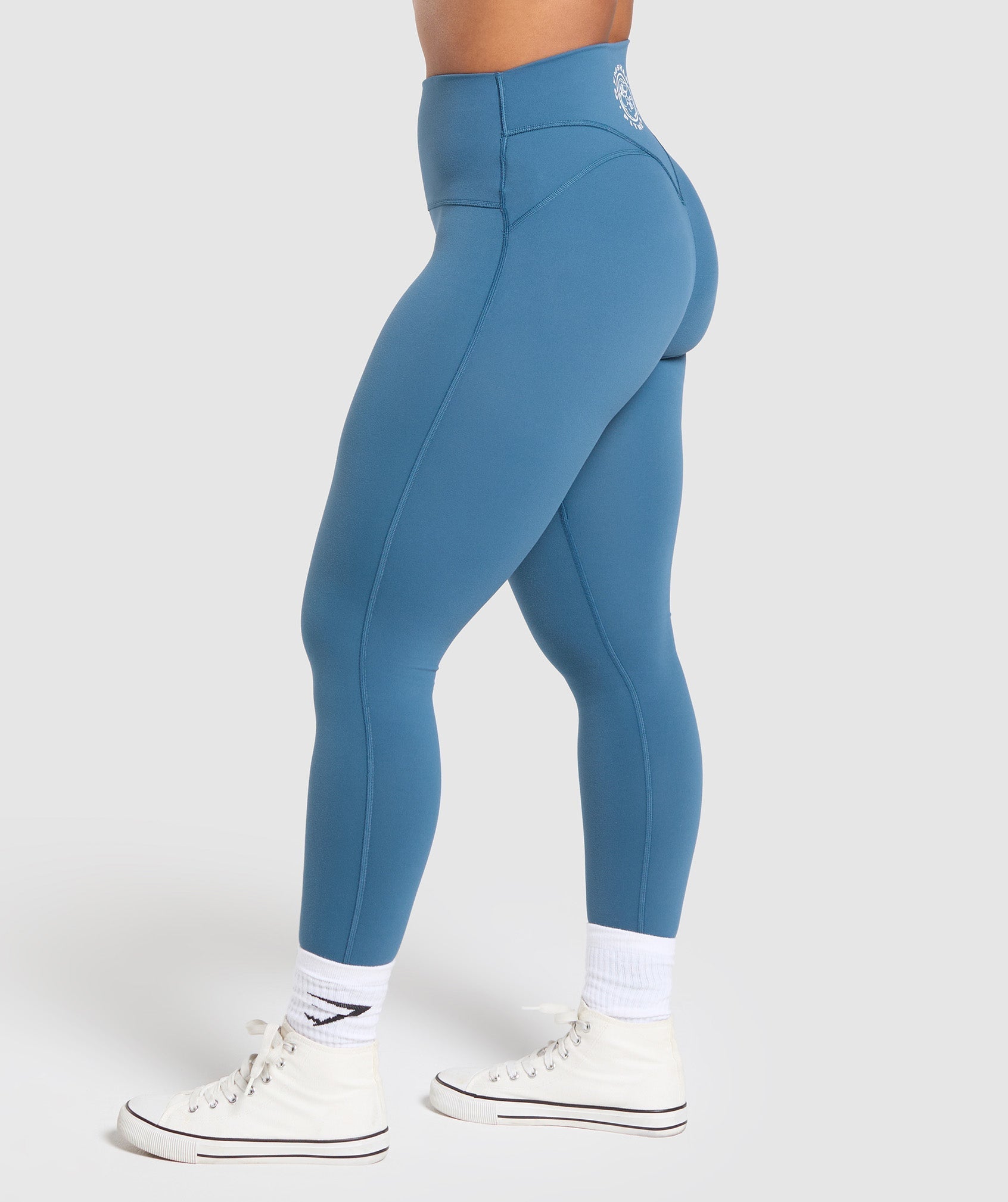 Legacy Logo Leggings - Success Blue