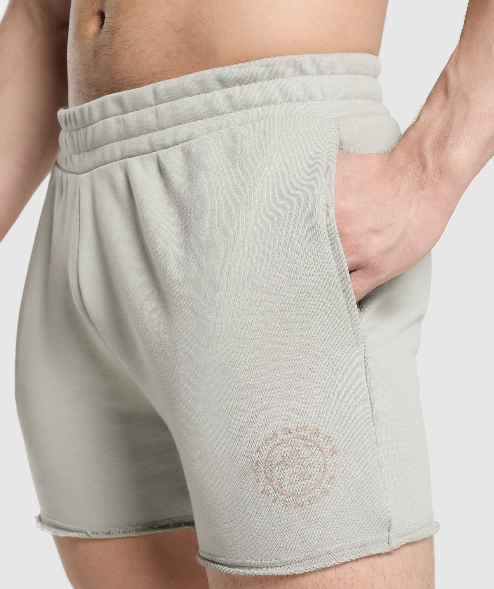 Gymshark Legacy Shorts - Stone Grey