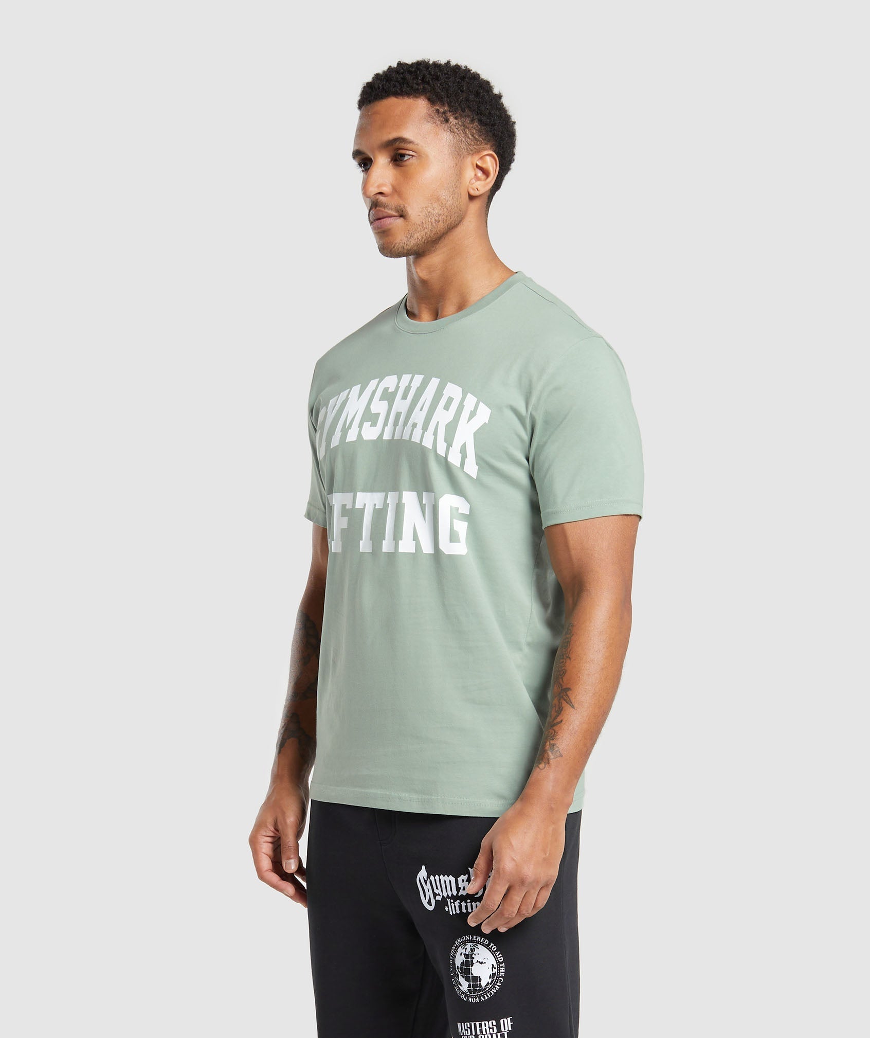 Gymshark Lifting Club T-Shirt - Dollar Green