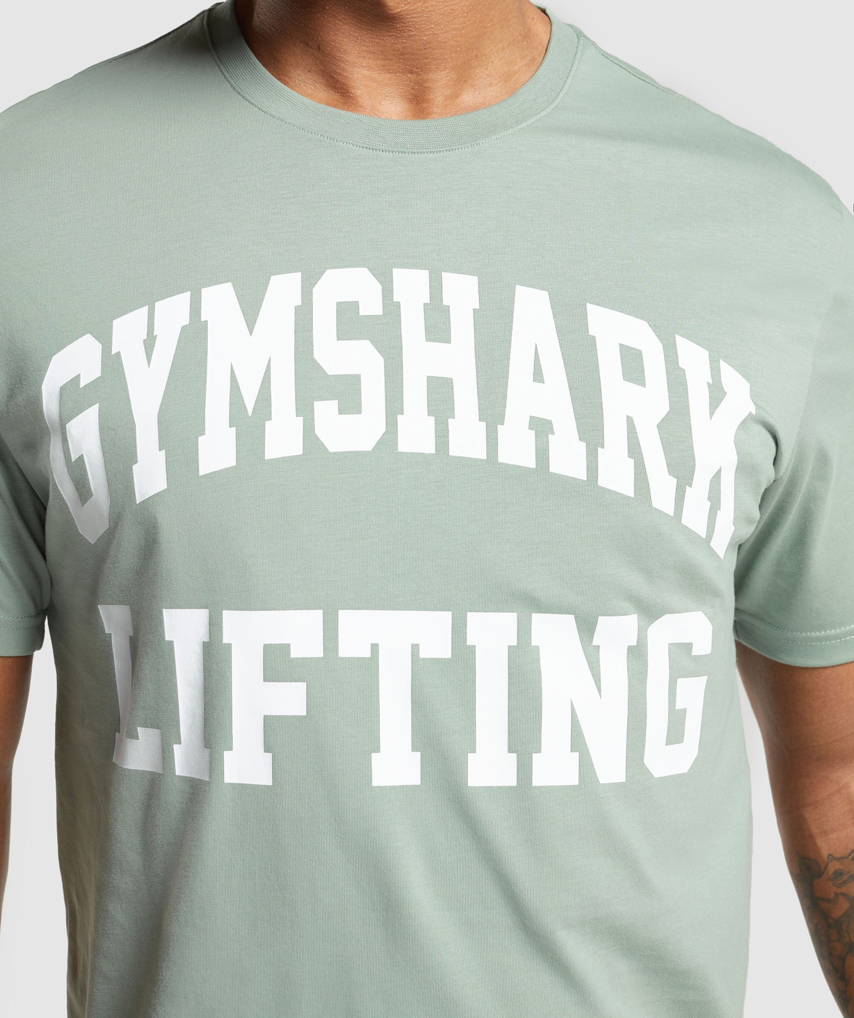 Gymshark Lifting Club T-Shirt - Dollar Green