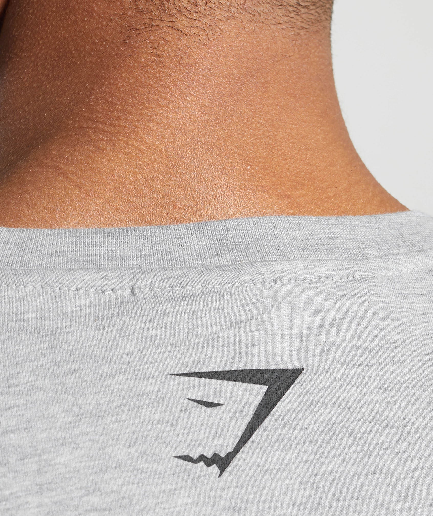 Gymshark Lifting Club T-Shirt - Light Grey Core Marl