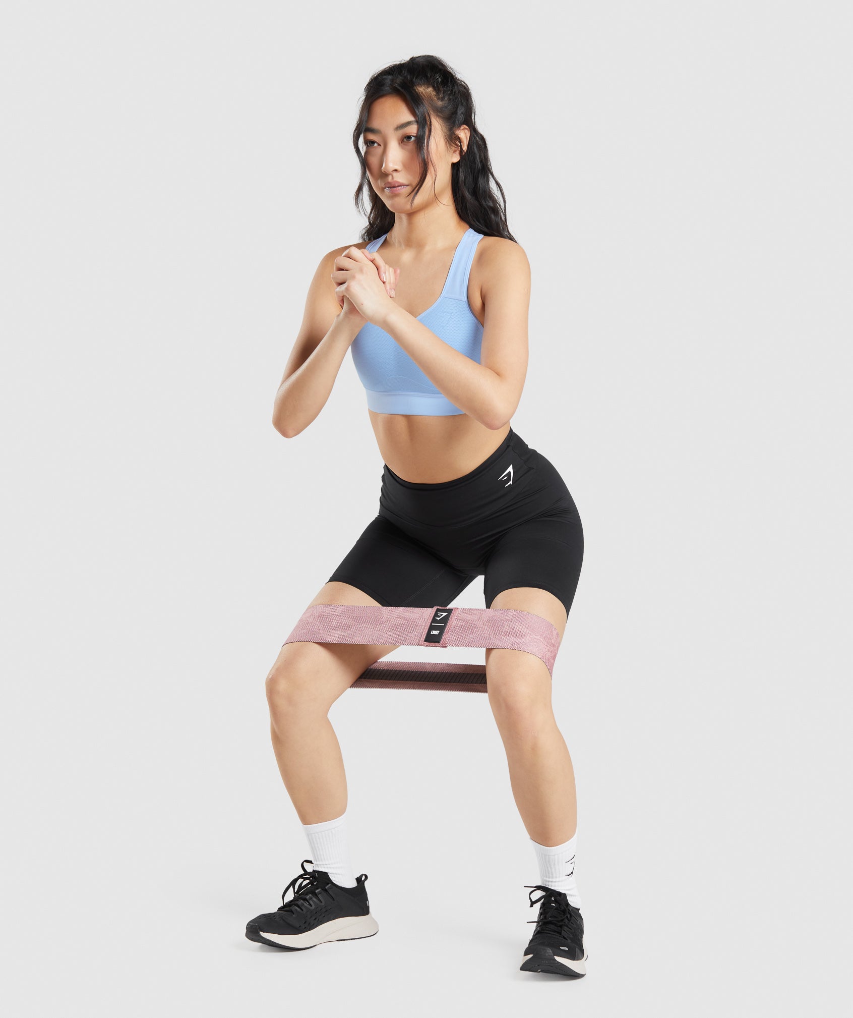 Gymshark Light Glute Band - Alice Pink Print