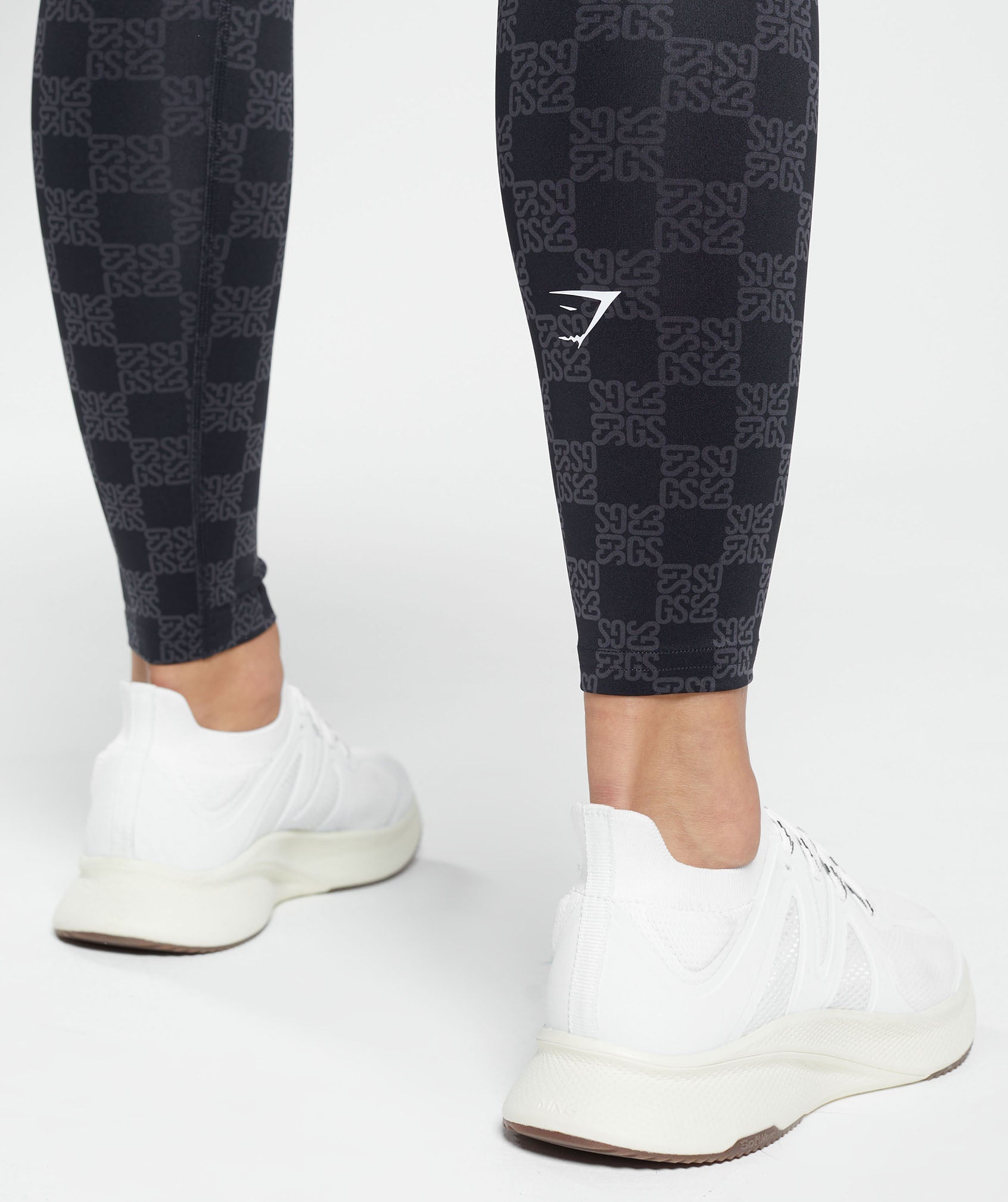 Gymshark Monogram Leggings - Onyx Grey