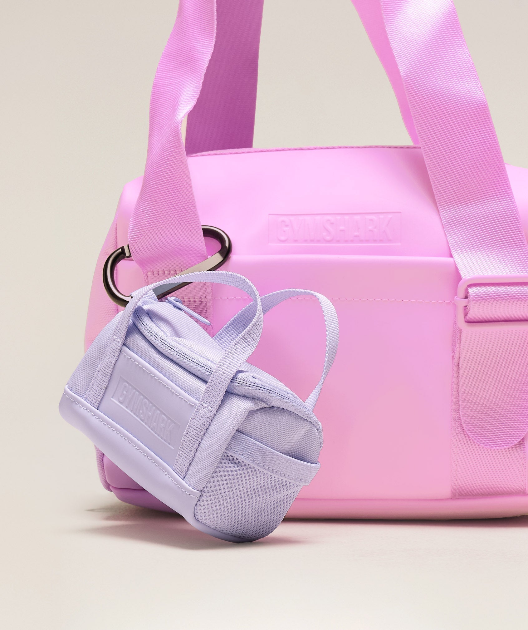 Gymshark Mini Everyday Holdall Keychain - Fresh Lilac