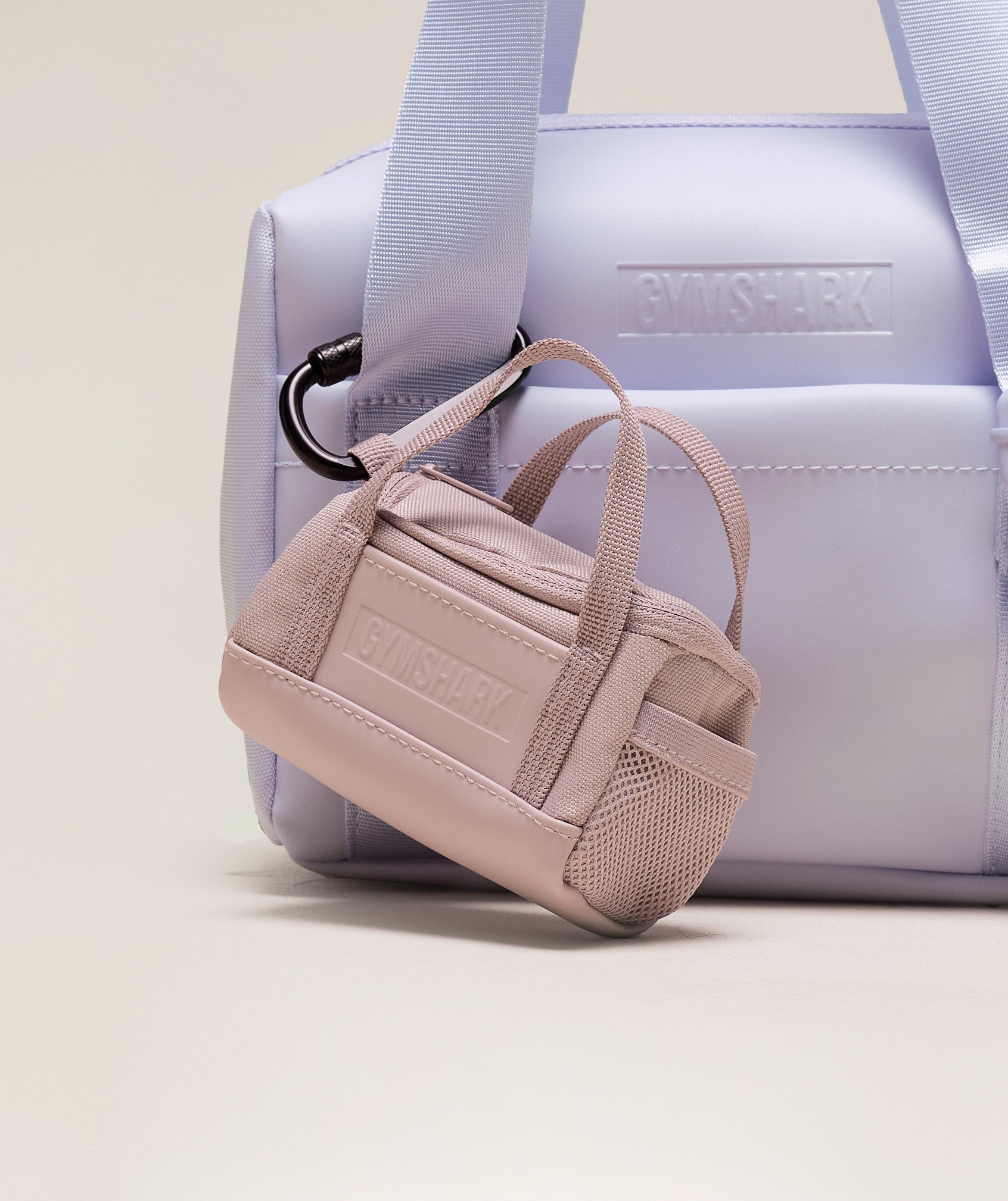 Gymshark Mini Everyday Holdall Keychain - Muted Pink