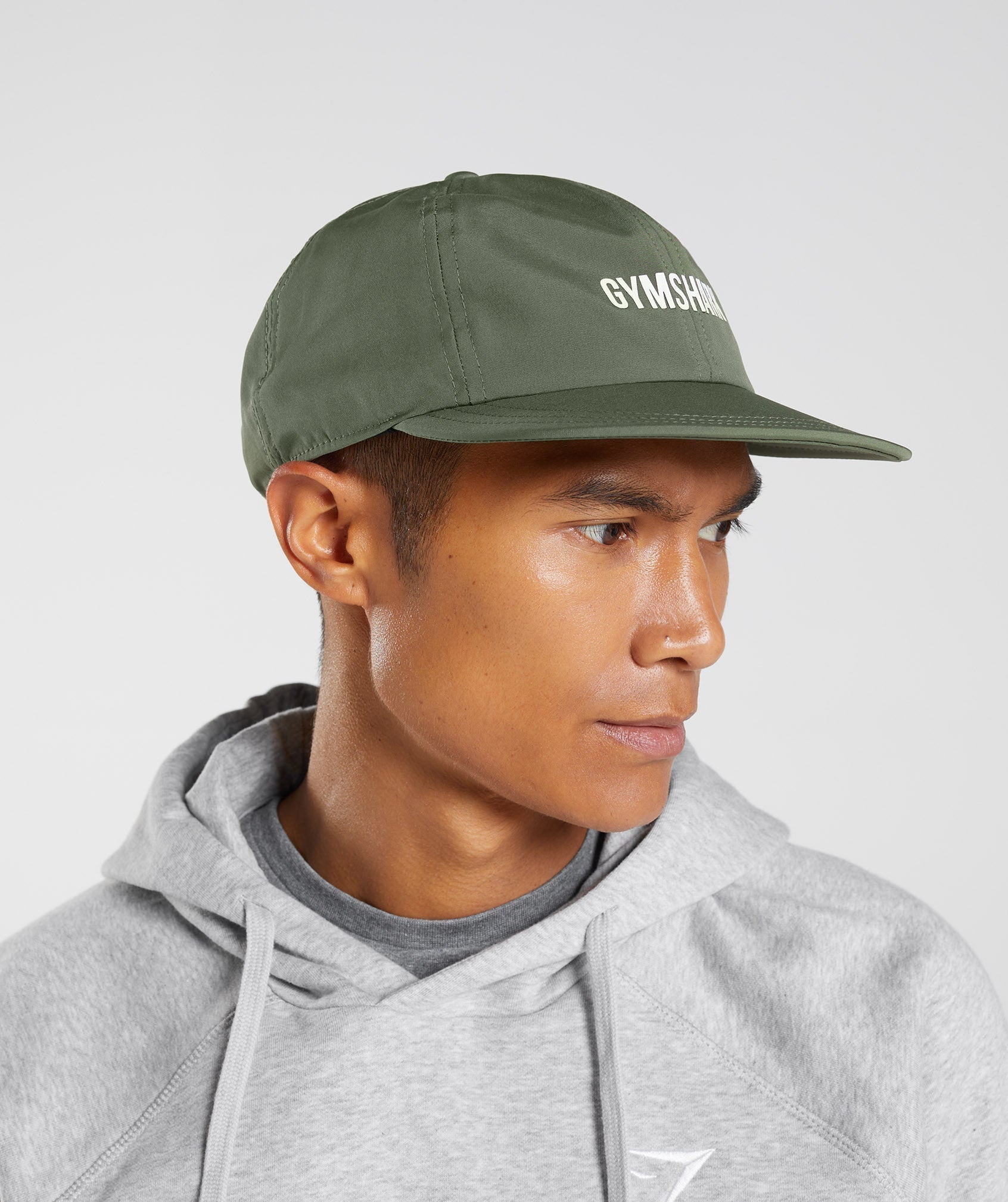 Gymshark Flat Peak Cap - Core Olive