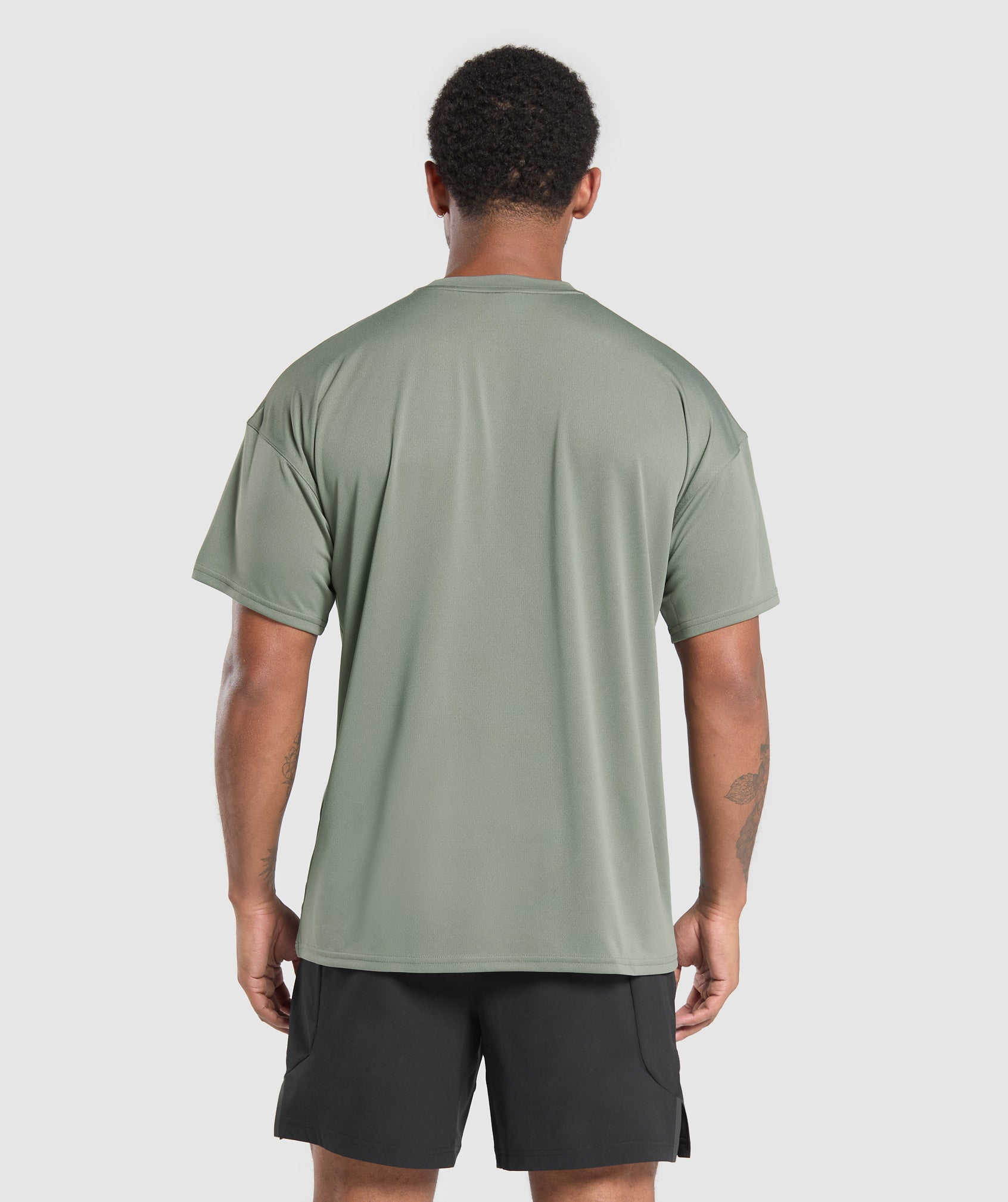 Gymshark Oversized Performance T-Shirt - Unit Green
