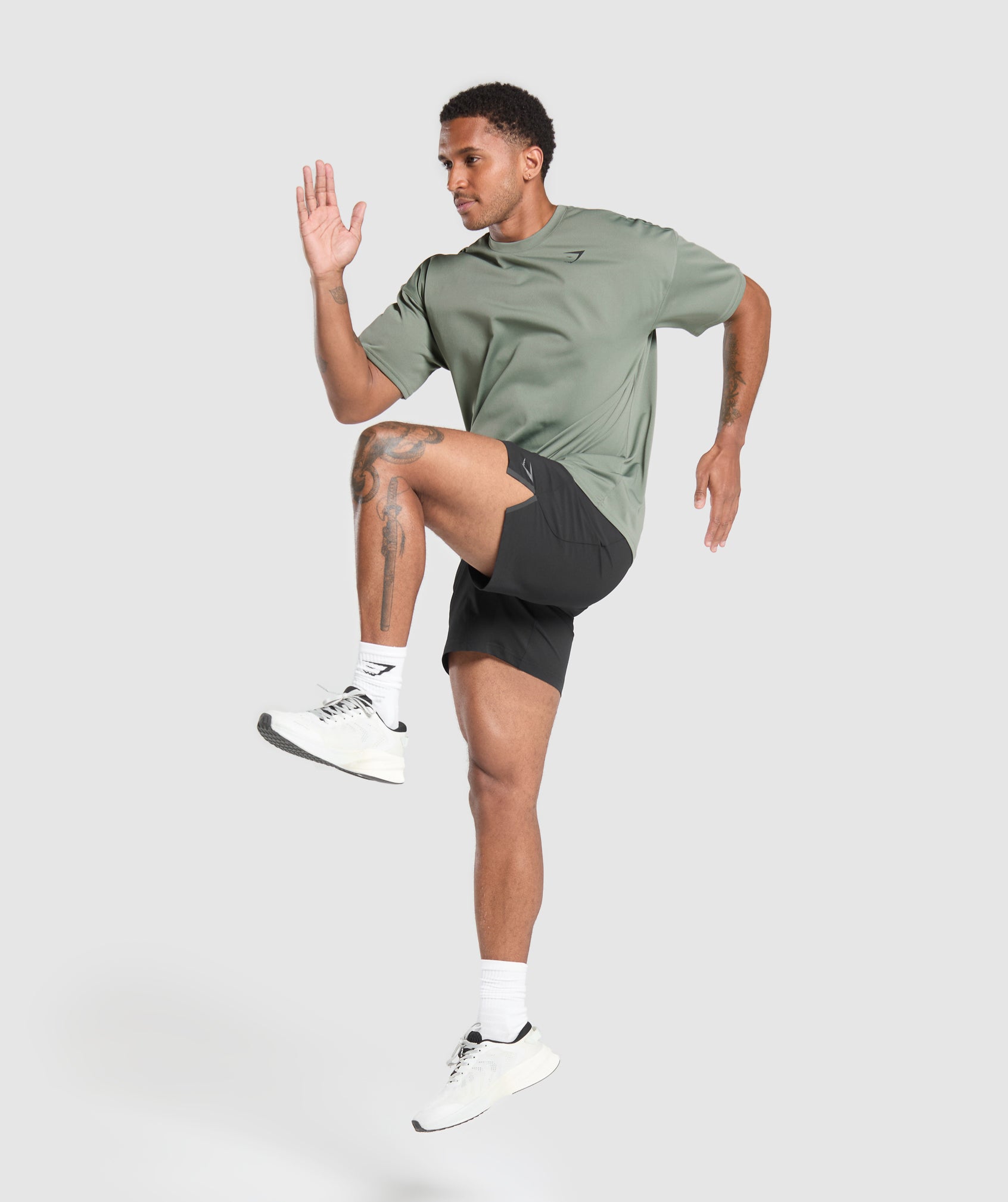 Gymshark Oversized Performance T-Shirt - Unit Green