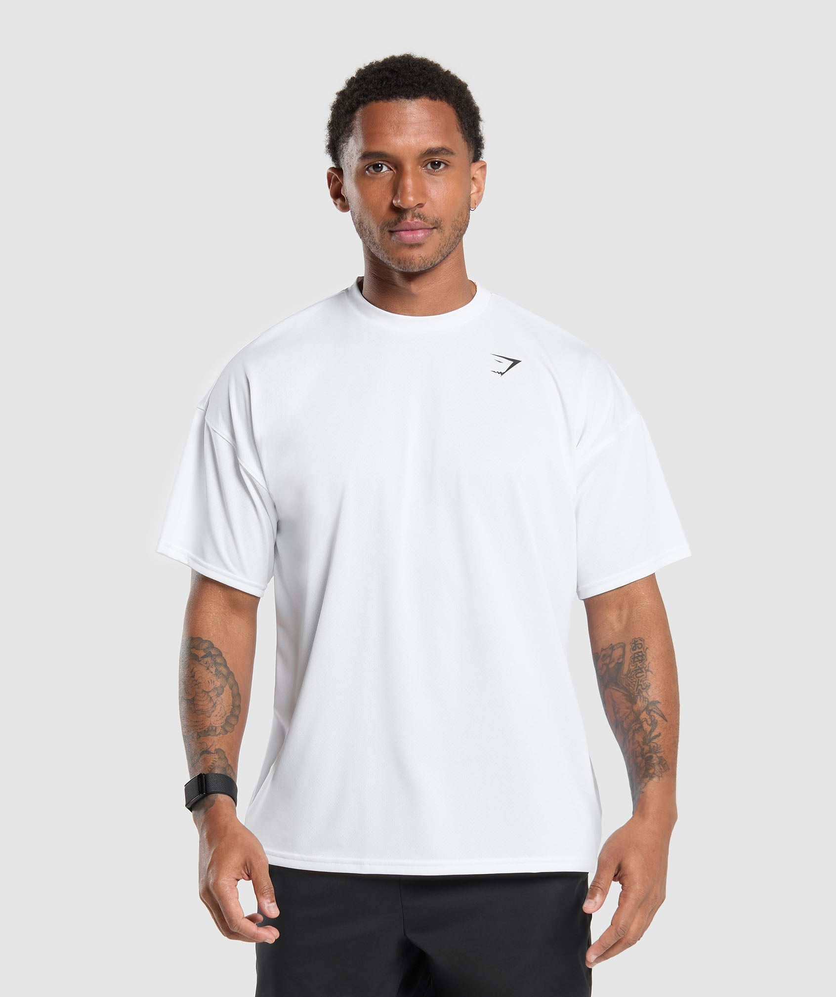 Gymshark Oversized Performance T-Shirt - White
