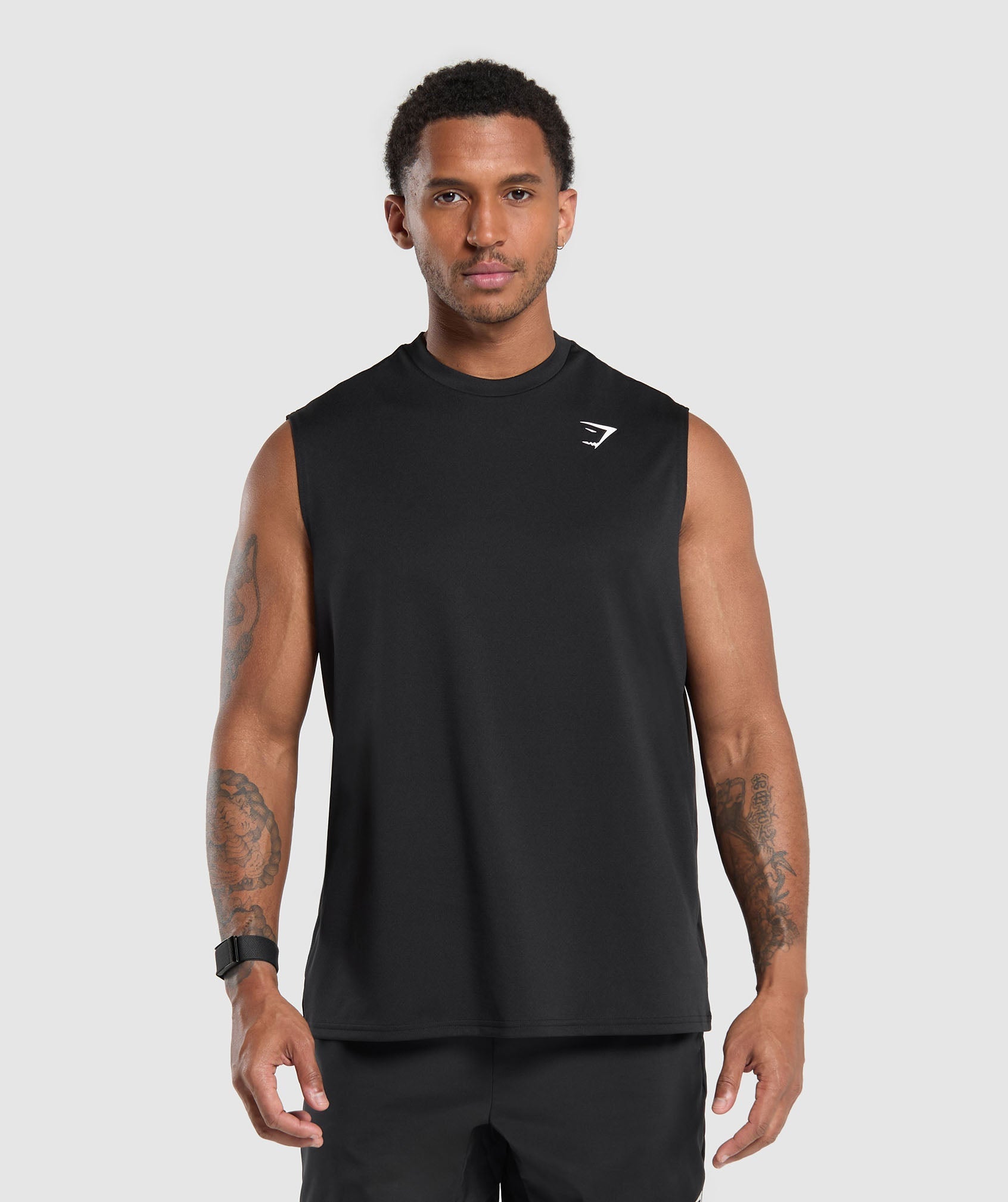 Gymshark Arrival Oversized Tank - Black