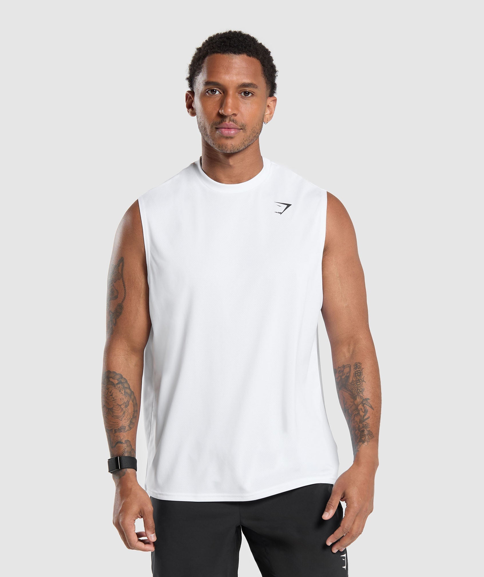 Gymshark Arrival Oversized Tank - White
