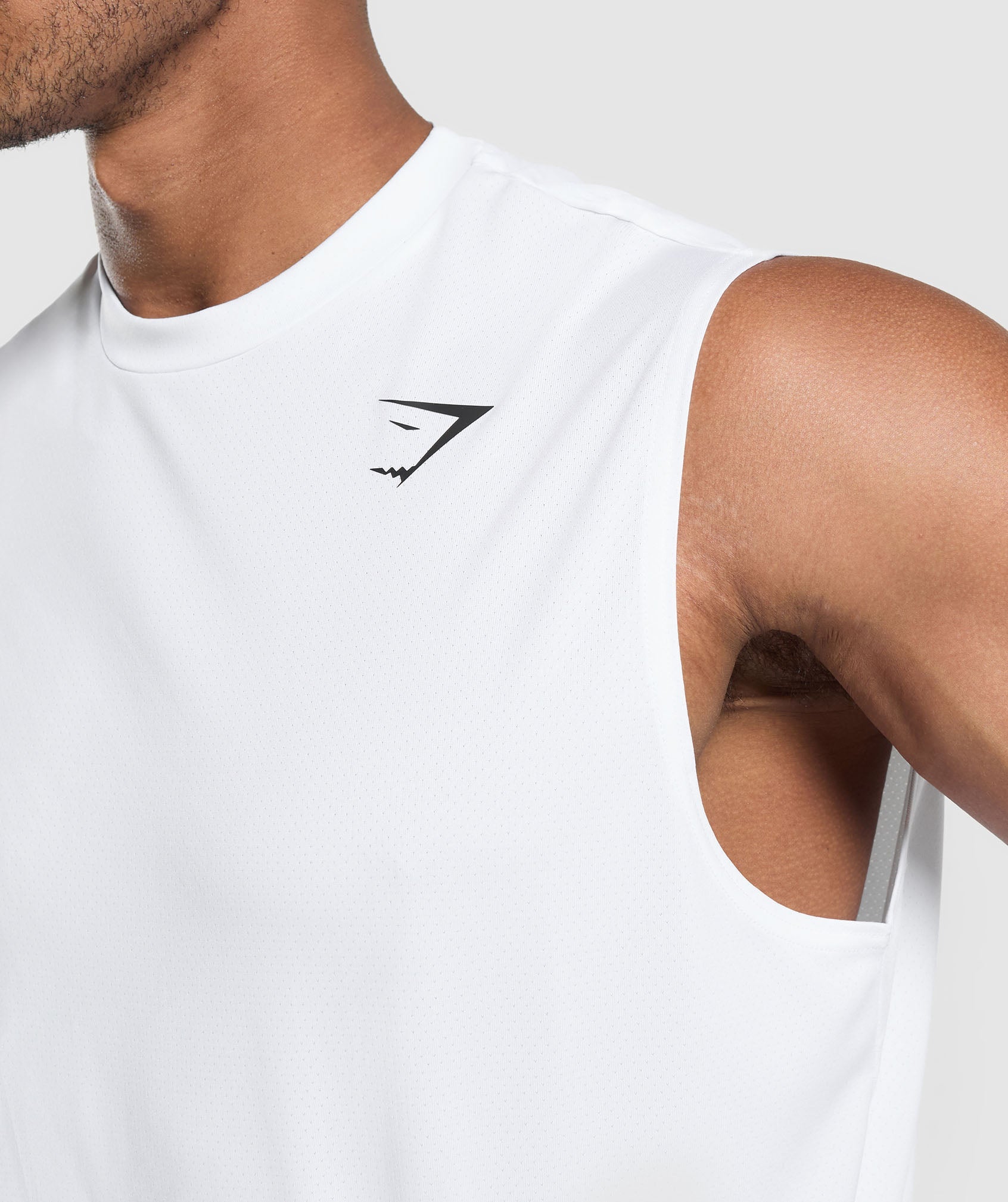Gymshark Arrival Oversized Tank - White