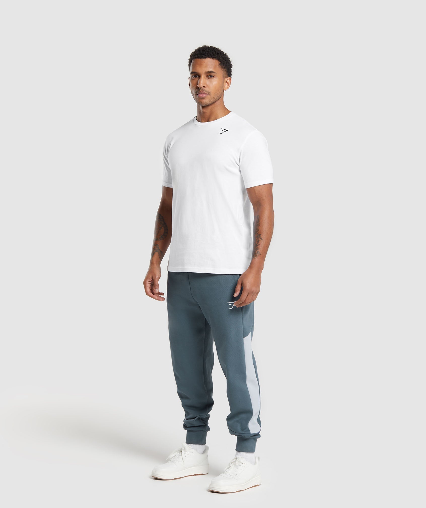 Pique Joggers - Titanium Blue/Fresh Blue