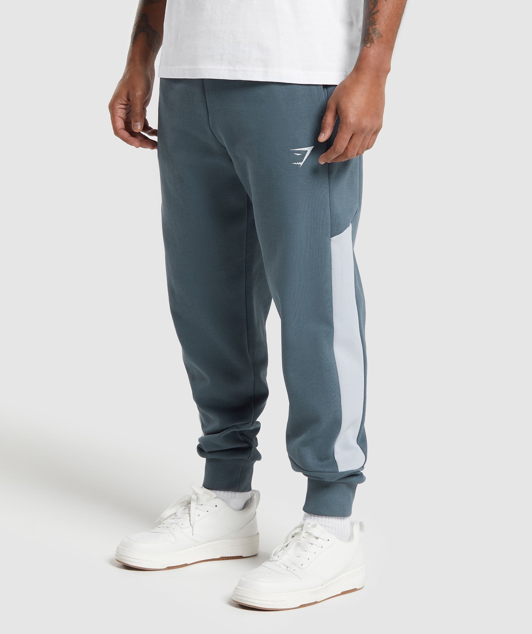 Pique Joggers - Titanium Blue/Fresh Blue