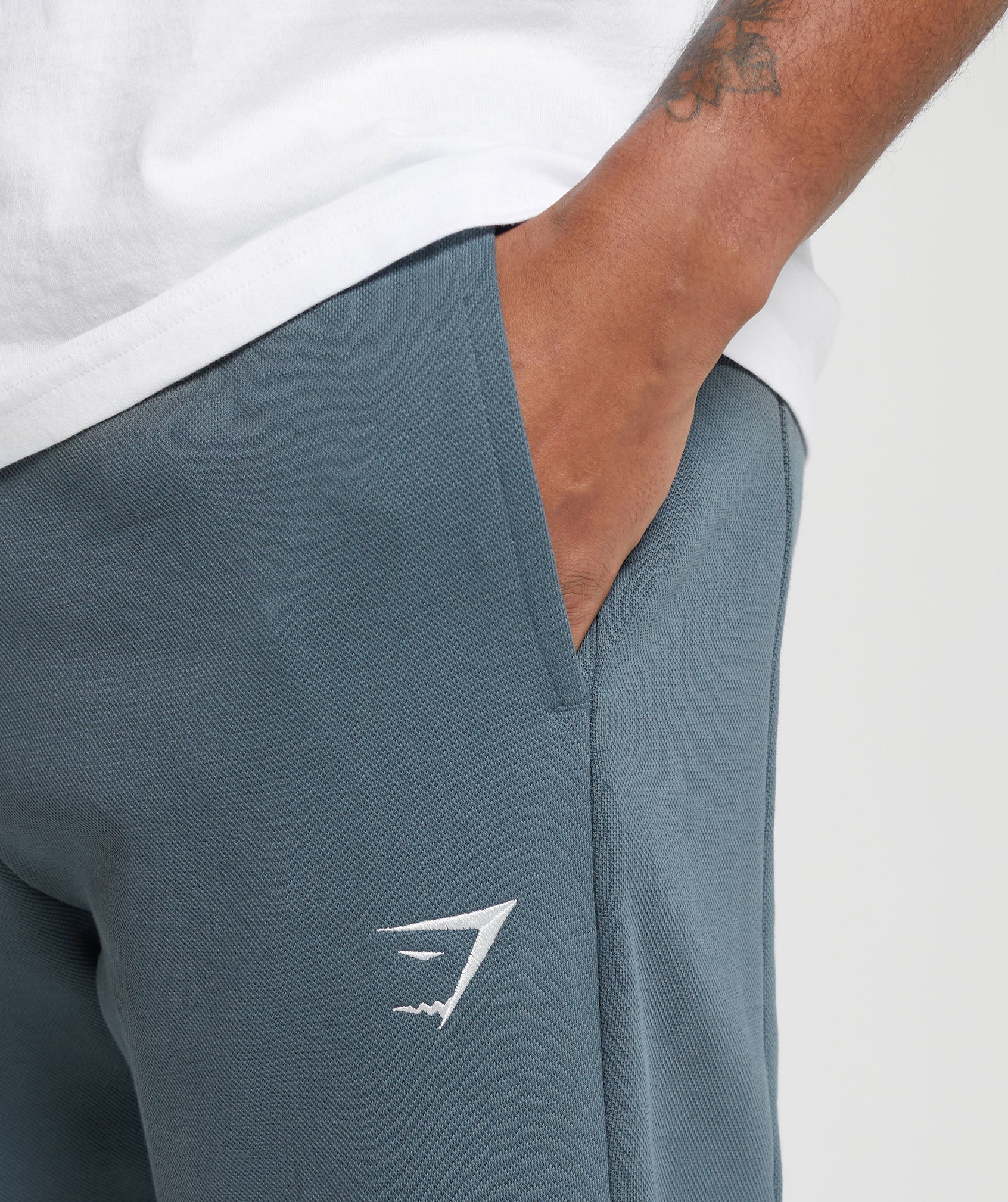 Pique Joggers - Titanium Blue/Fresh Blue