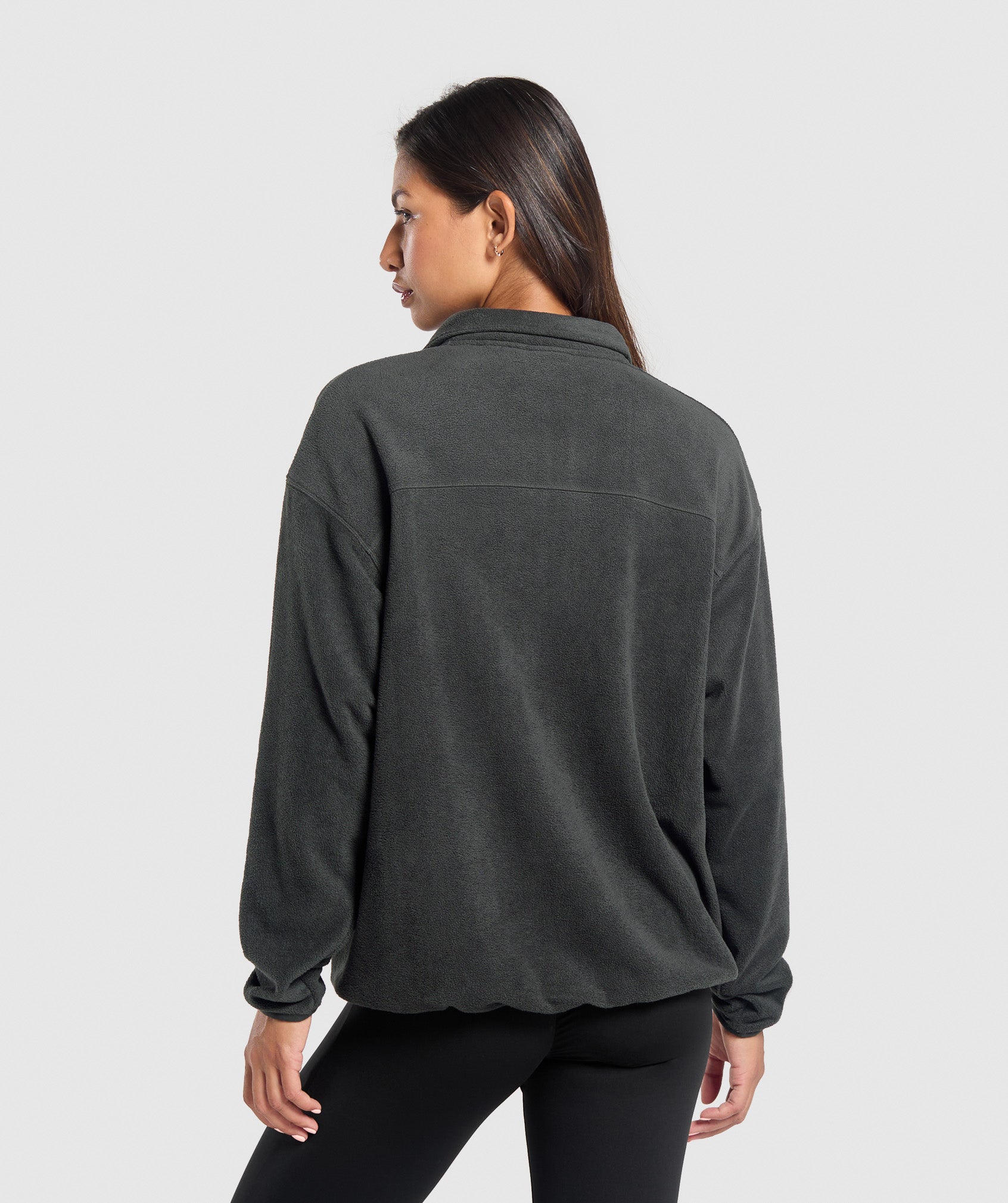 Gymshark Polar Fleece 1/4 Zip - Asphalt Grey