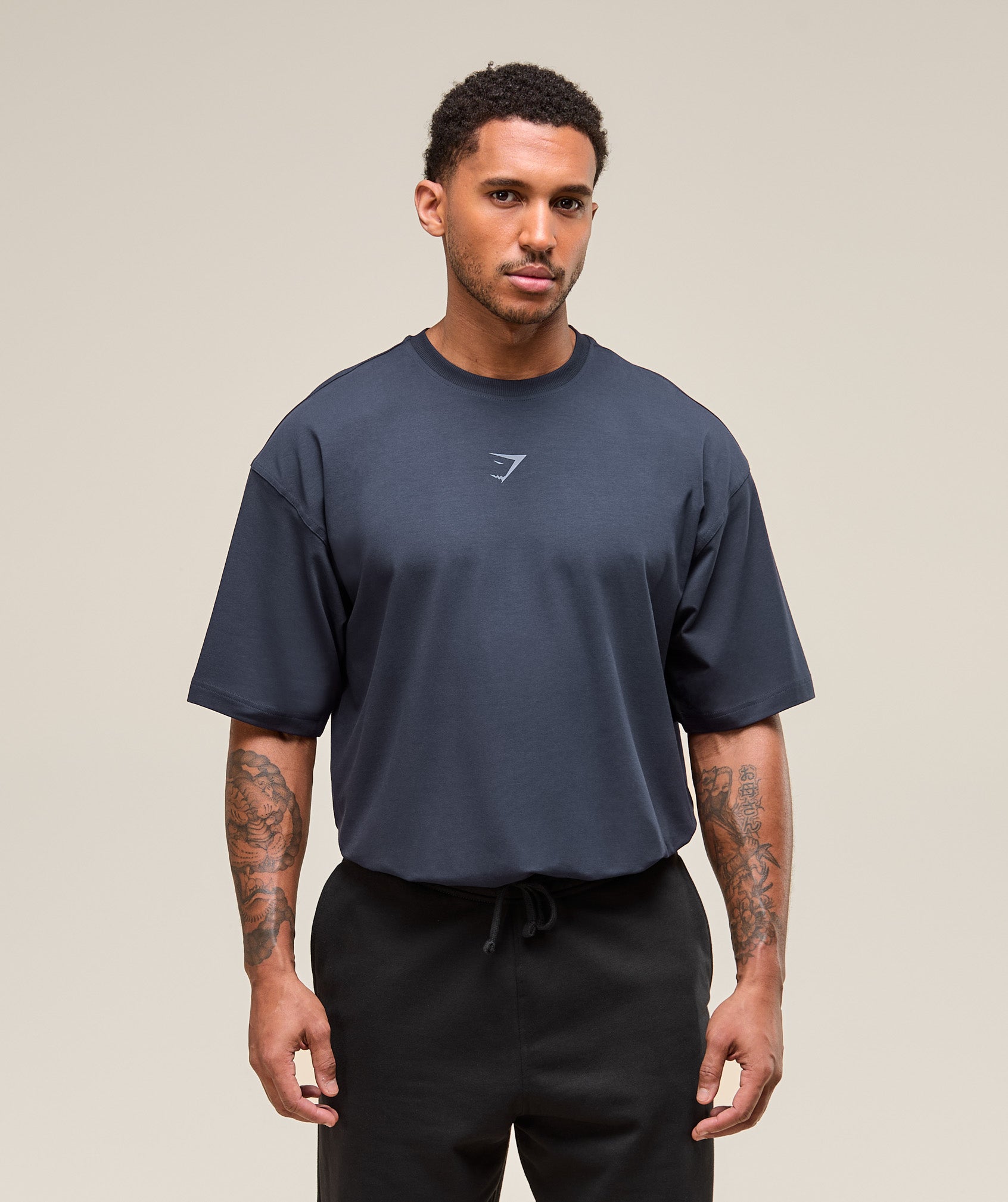 Gymshark Power T-Shirt - Heavy Blue