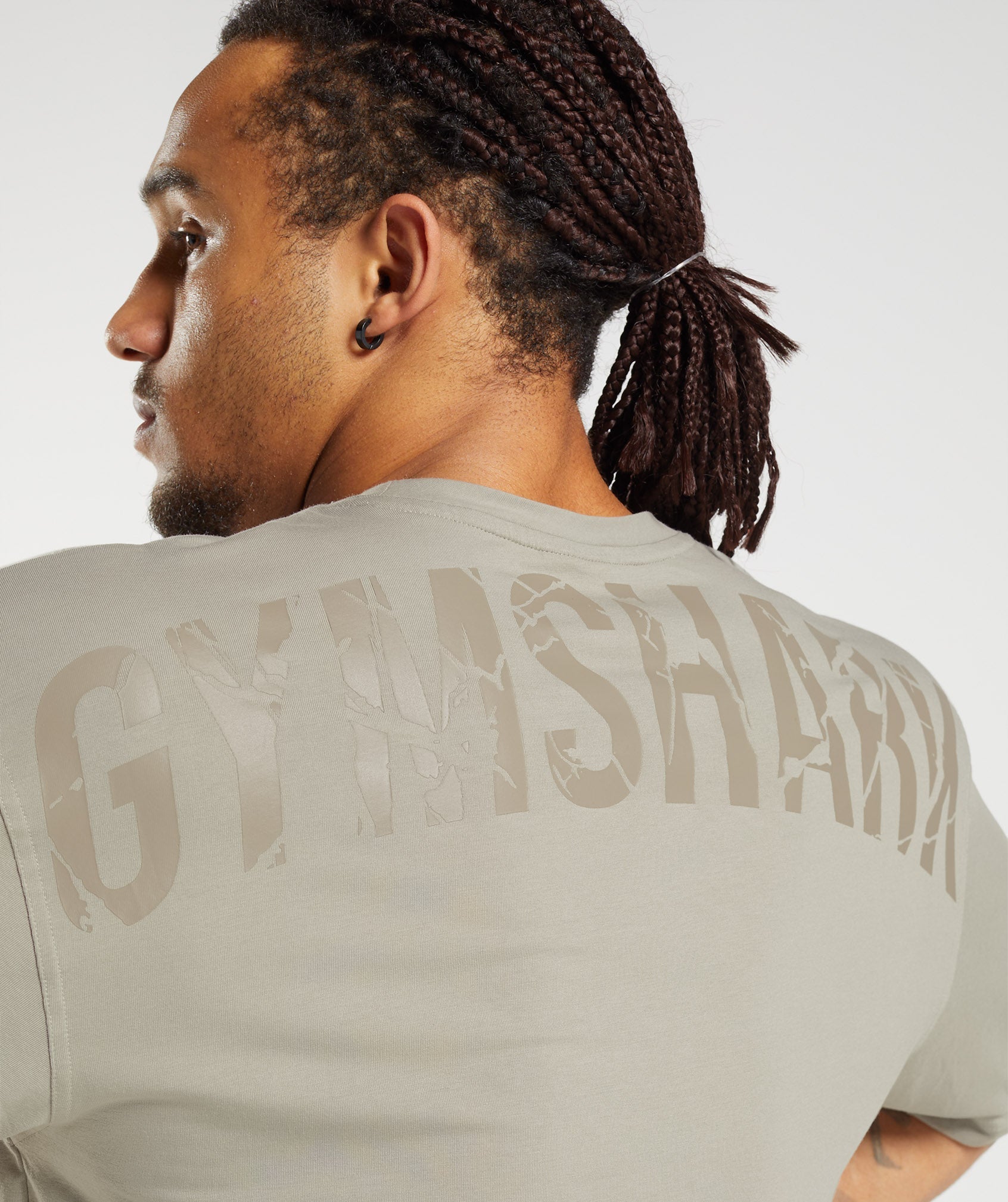 Gymshark Power T-Shirt - Ecru Brown
