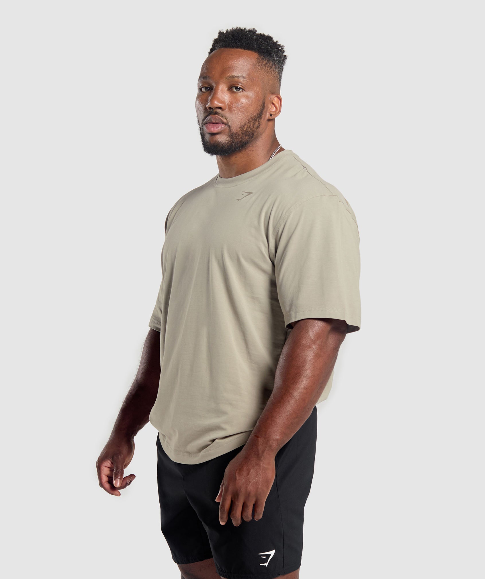 Gymshark Power T-Shirt - Ecru Brown