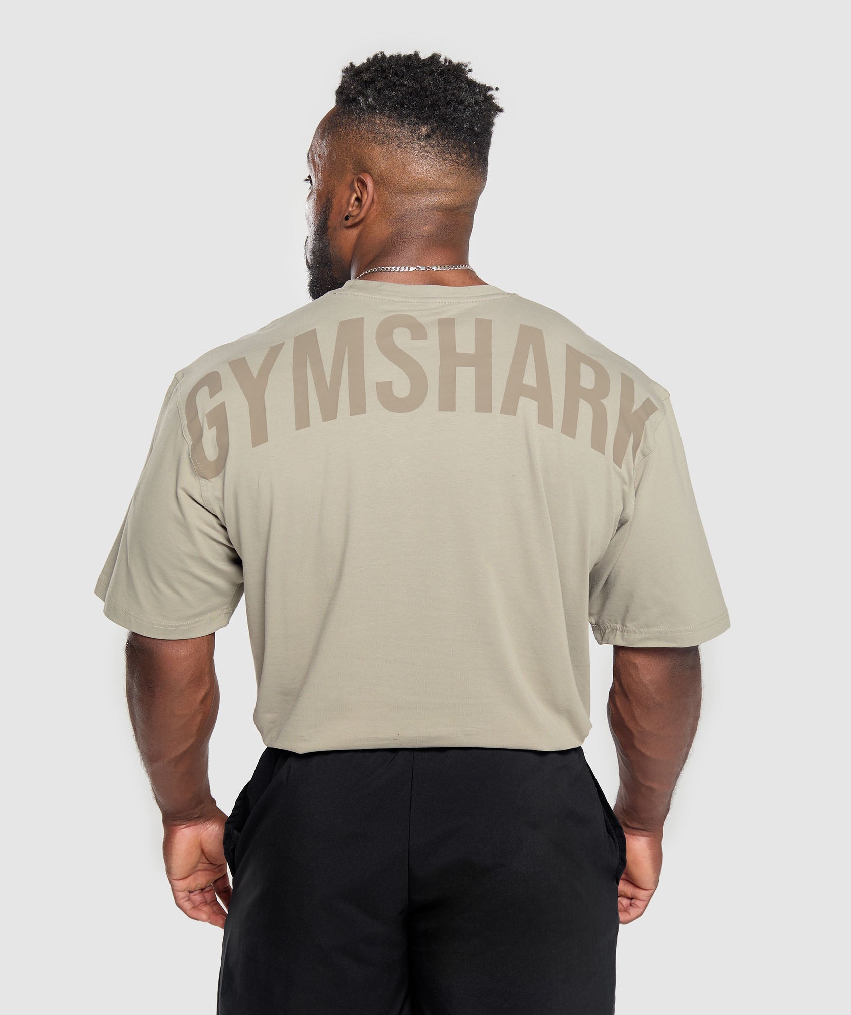 Gymshark Power T-Shirt - Ecru Brown