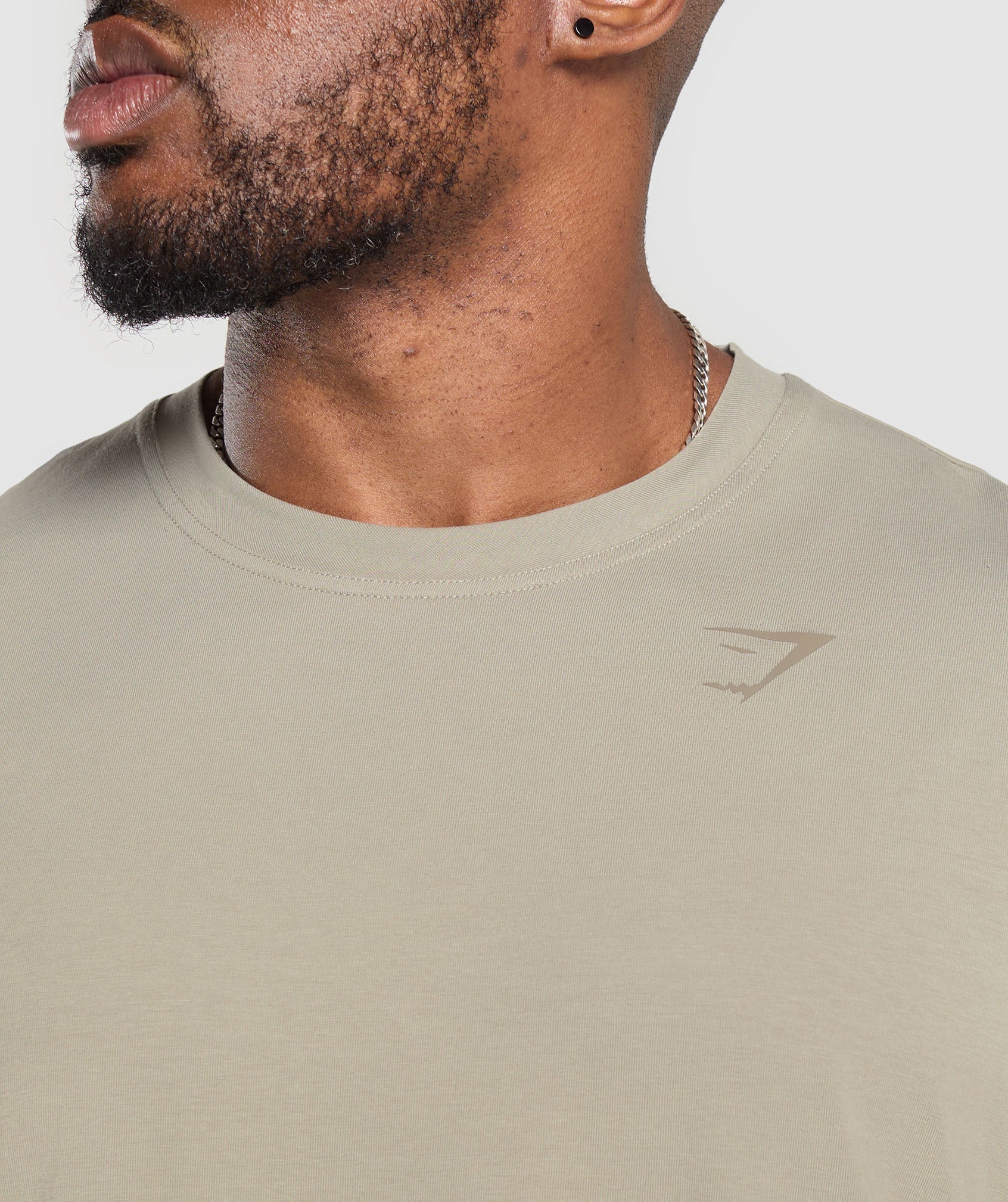 Gymshark Power T-Shirt - Ecru Brown