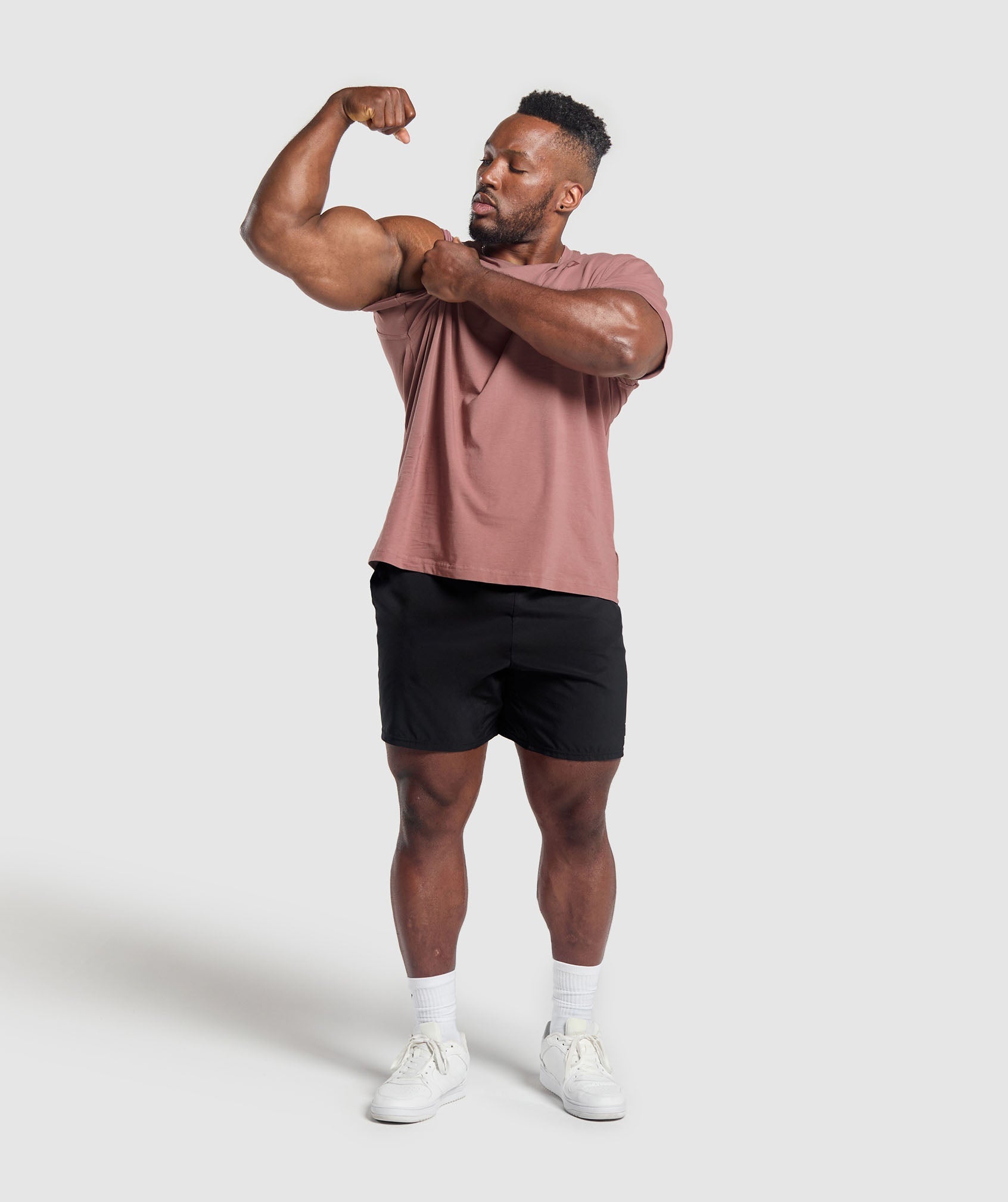 Gymshark Power T-Shirt - Brick Brown