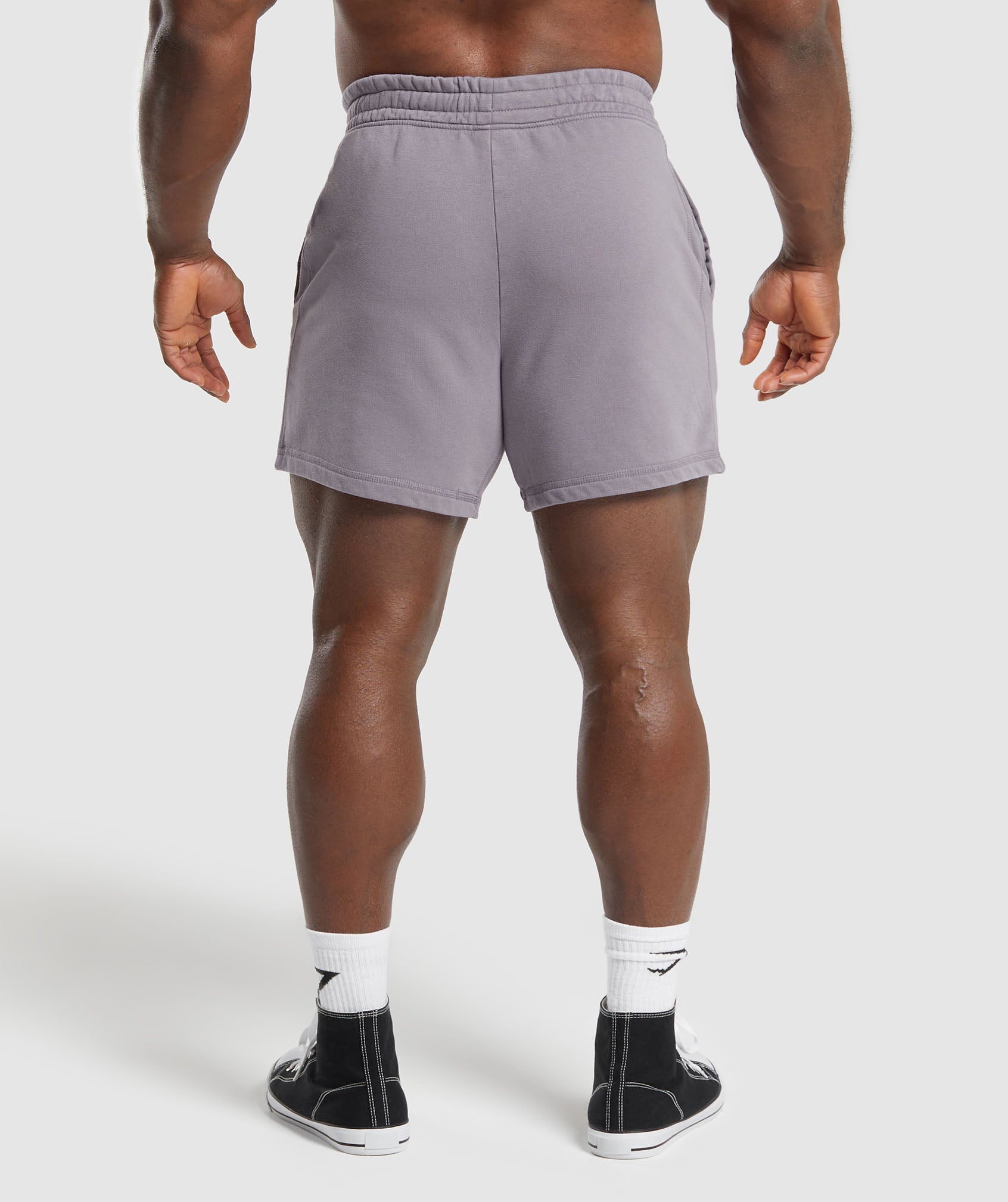 Gymshark Power Washed 5" Shorts - Fog Purple