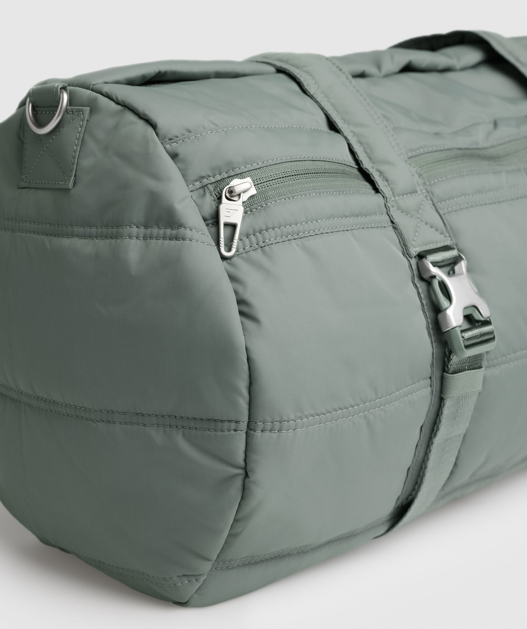 Gymshark Premium Lifestyle Barrel Bag - Dusk Green