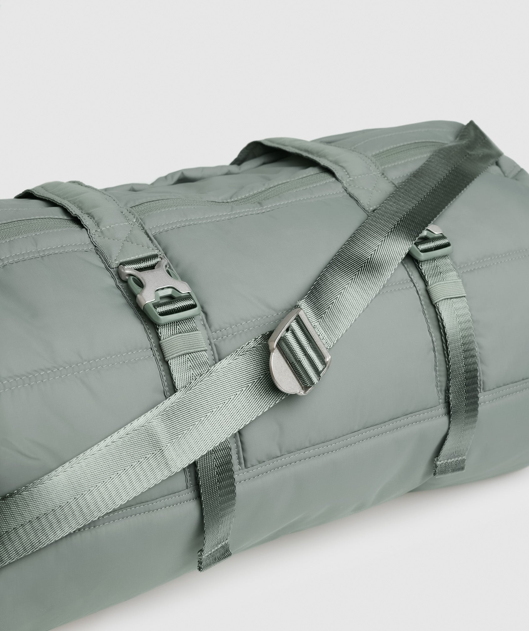Gymshark Premium Lifestyle Barrel Bag - Dusk Green