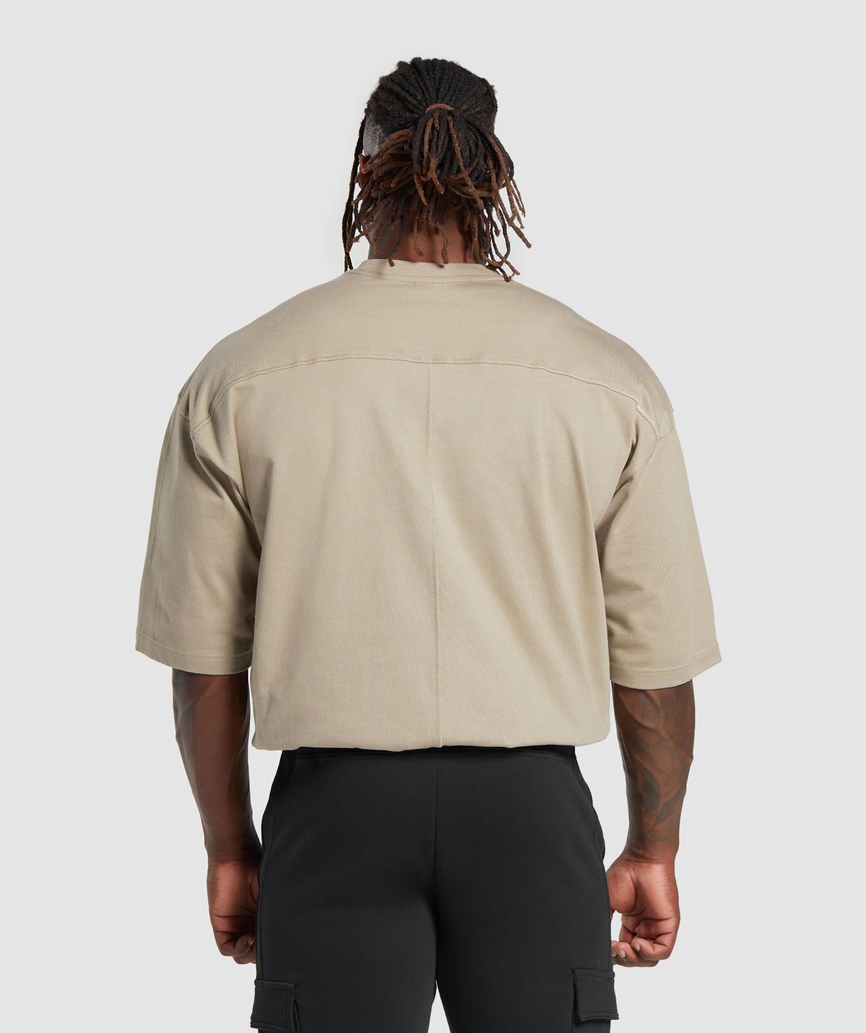 Gymshark Premium Lifting T-Shirt - Sand Brown