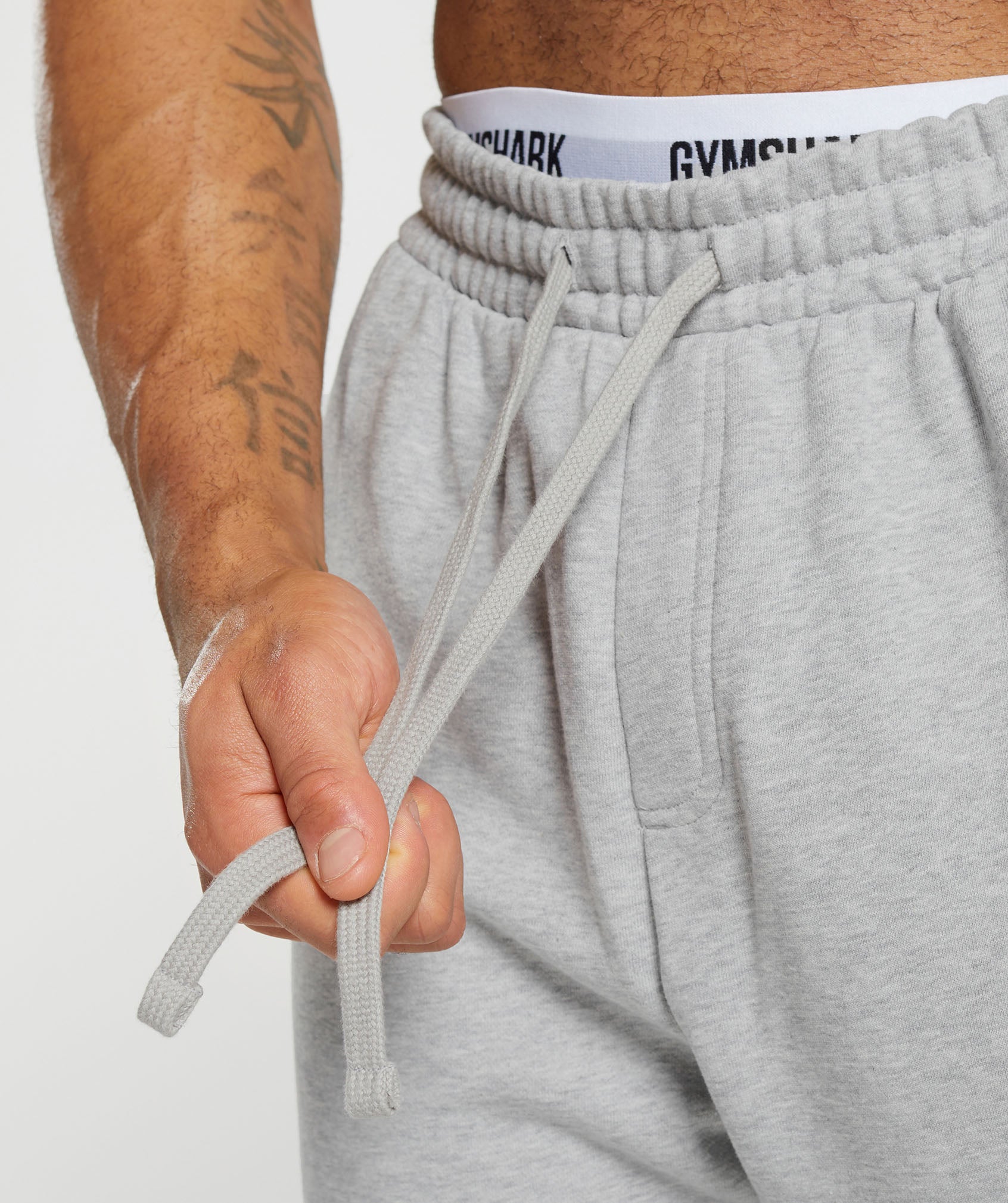 Gymshark Property Of Joggers - Light Grey Core Marl