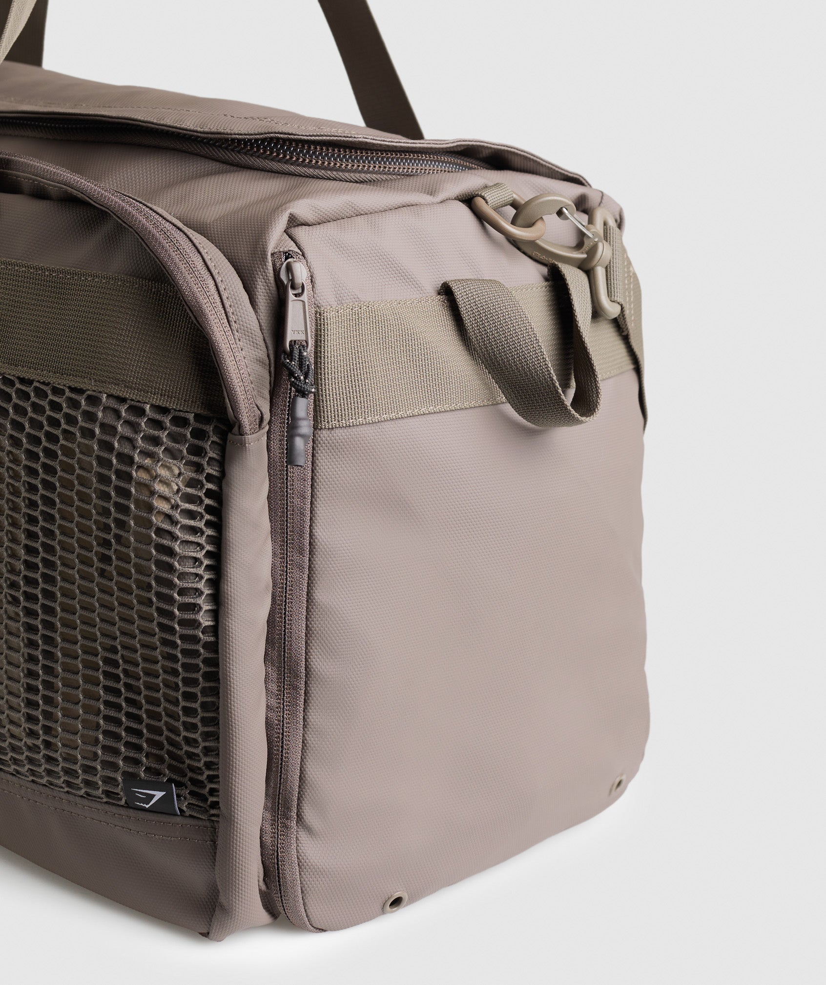 Gymshark Pursuit Duffle Bag - Camo Brown/ Cement Brown