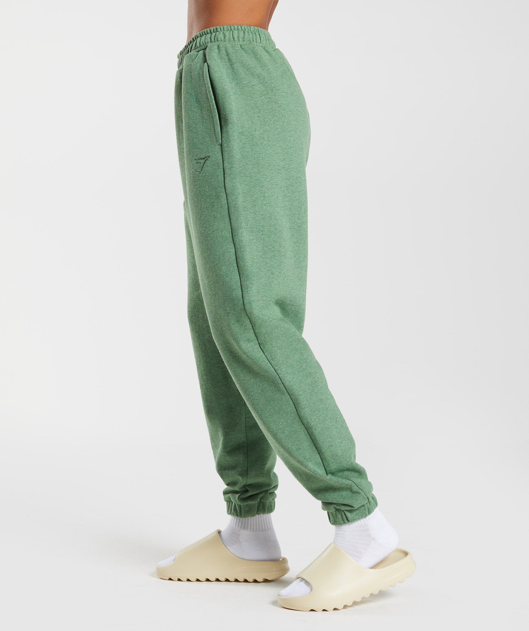 Gymshark Rest Day Sweats Joggers - Crocodile Green Marl