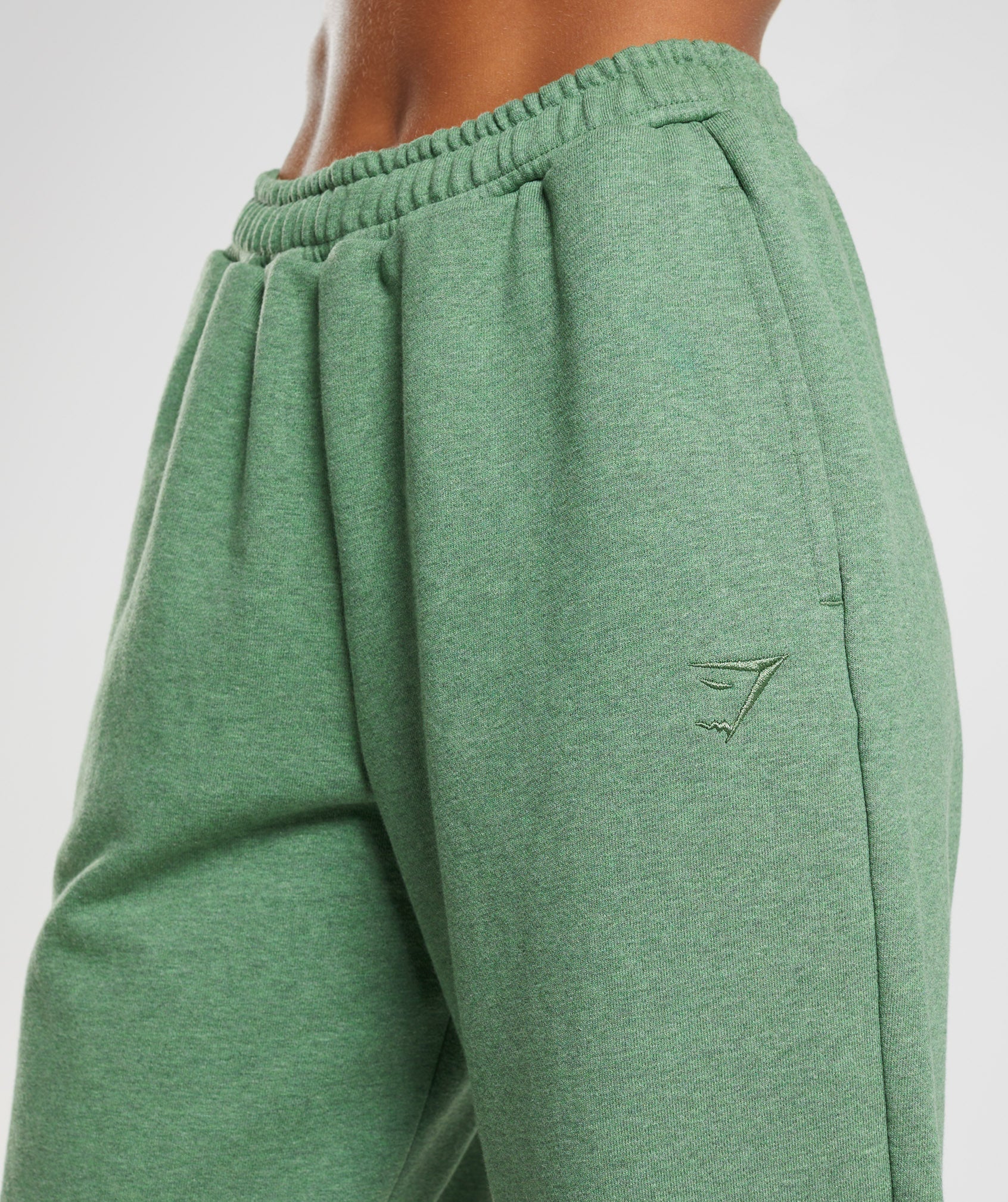 Gymshark Rest Day Sweats Joggers - Crocodile Green Marl